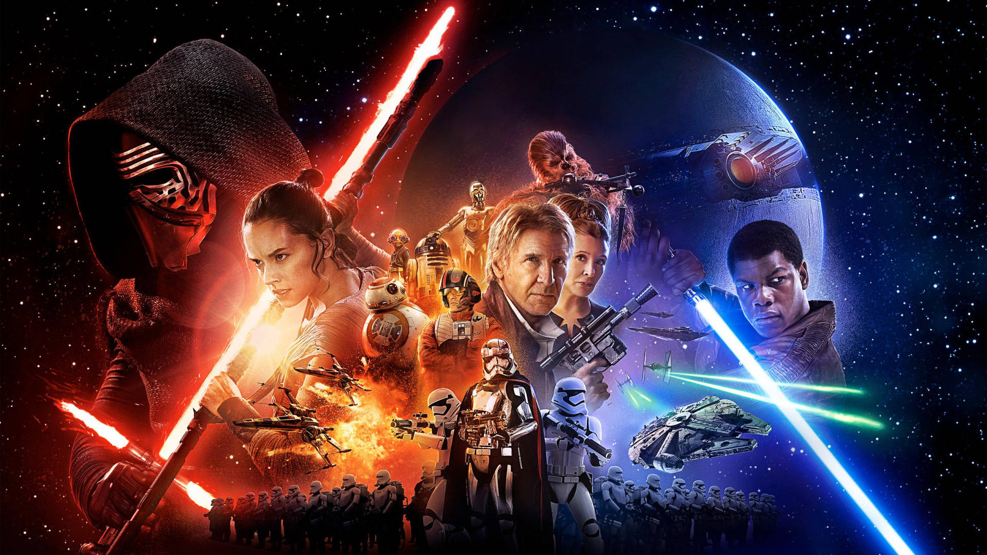 "Ενώστε τη Δύναμη!" — Star Wars Ταπετσαρία