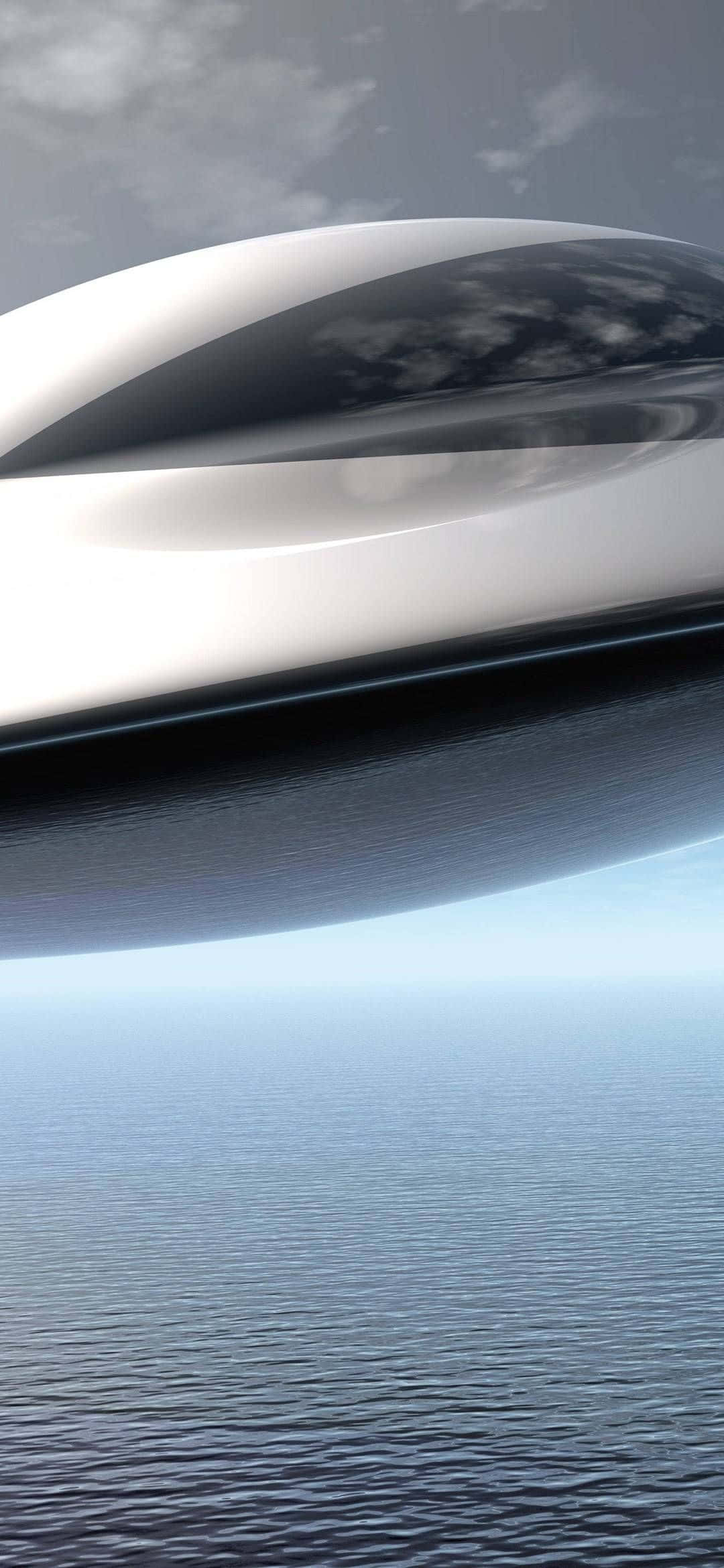 1080x2340 4K UFO Διαστημόπλοιο Κοντινή Λήψη Ψηφιακή Τέχνη Ταπετσαρία