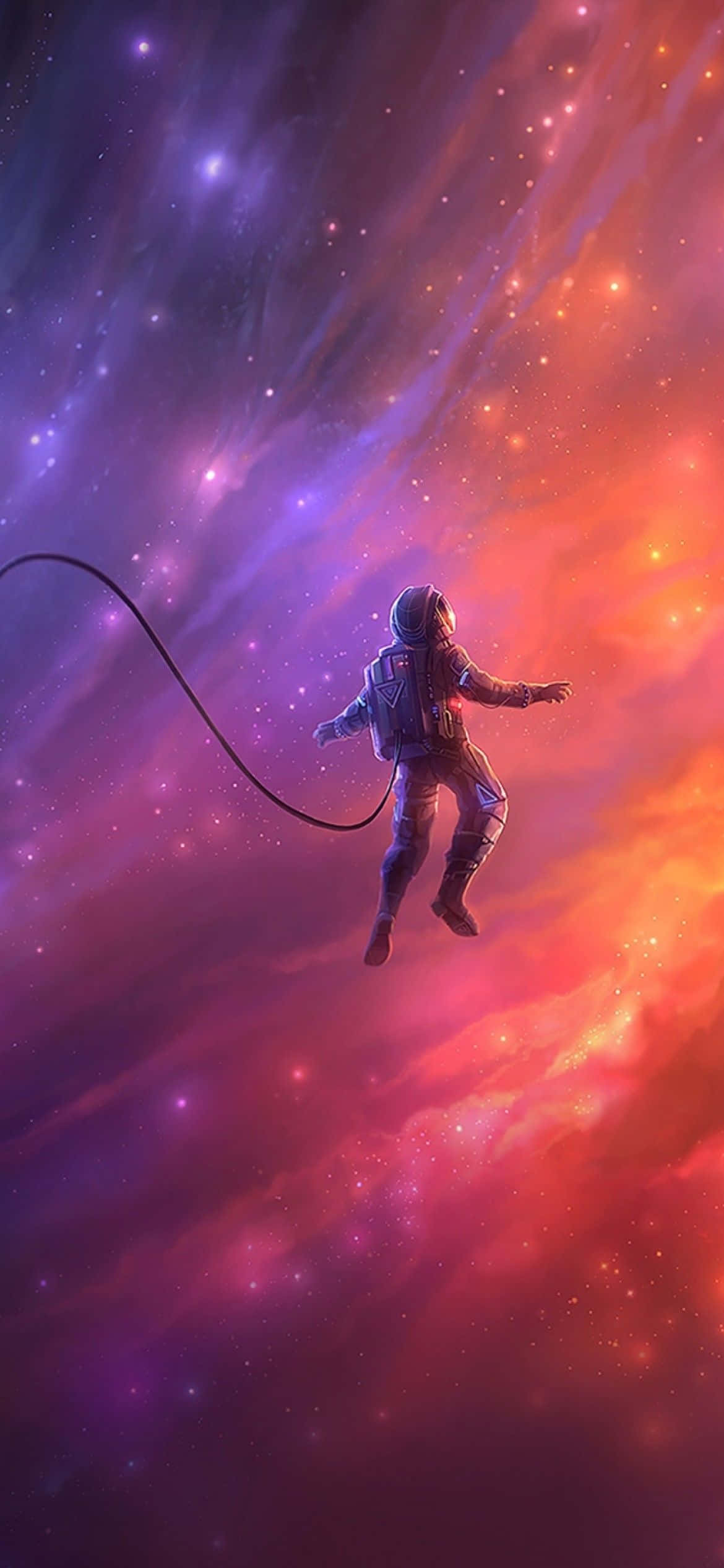 1170x2532 Αστροναύτης Εξωτερικό Διάστημα Ταπετσαρία