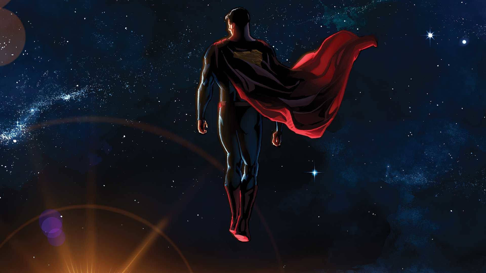 12K Superman στο Διάστημα Ταπετσαρία