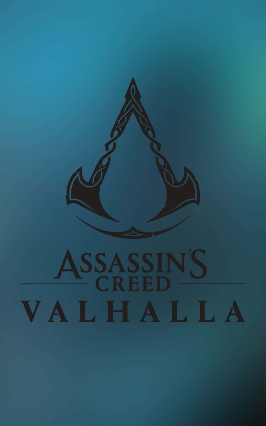 Τίτλος Παιχνιδιού Και Λογότυπο 1440p Assassin's Creed Valhalla Φόντο Ταπετσαρία