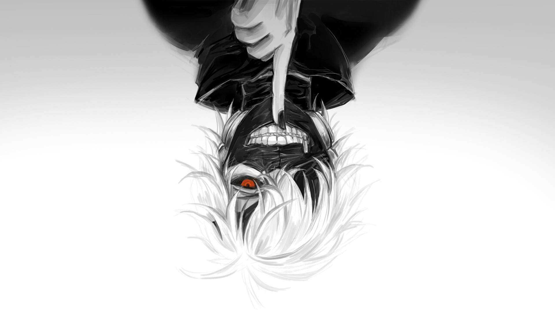 1920 X 1080 Anime Ken Kaneki Ανάποδα Ταπετσαρία