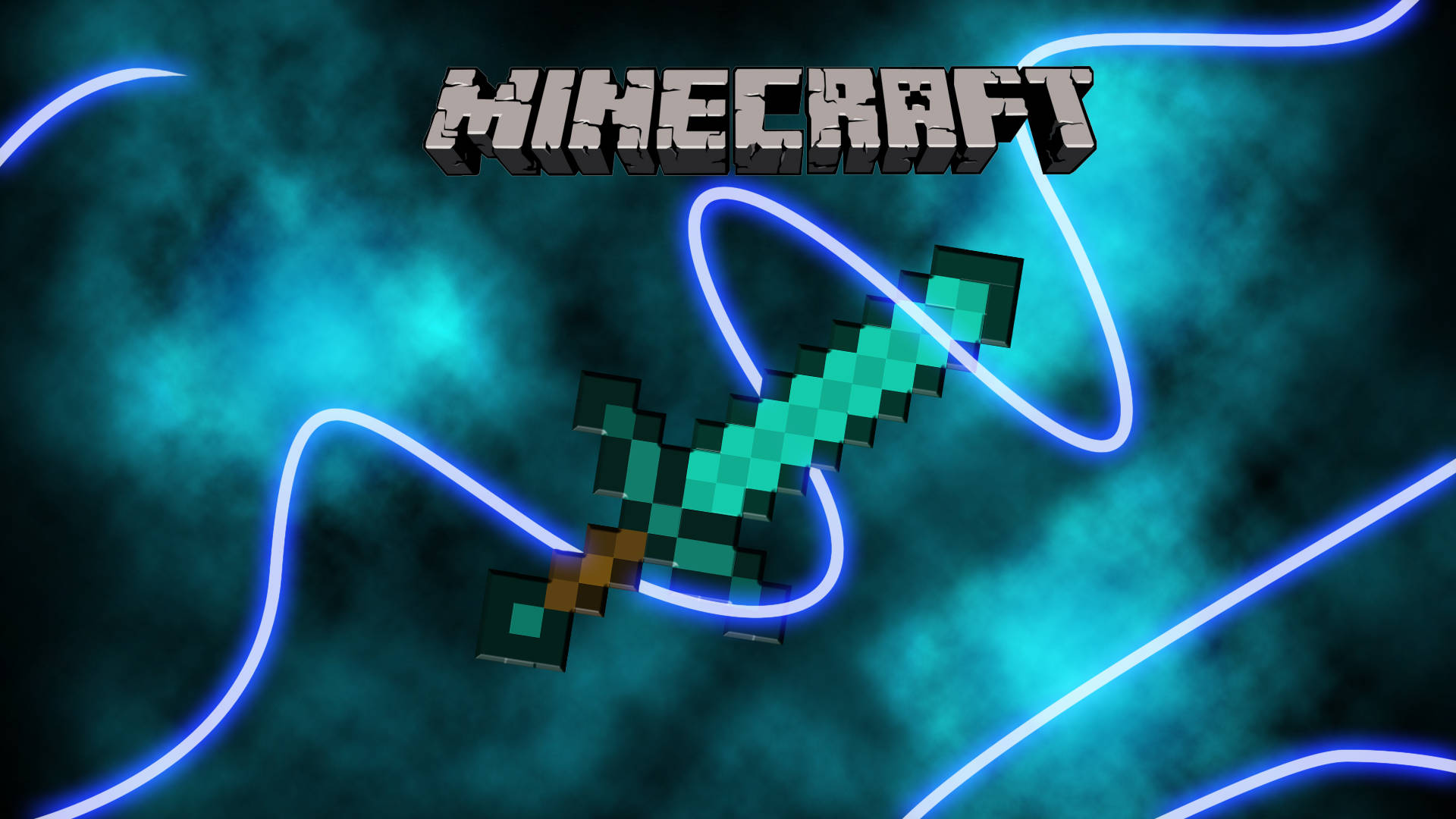 1920x1080 Gaming Minecraft Sword Ταπετσαρία