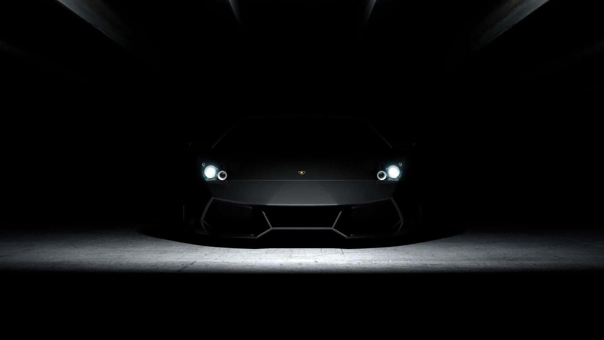 1920x1080 Μαύρο Καπό Lamborghini Aventador Ταπετσαρία
