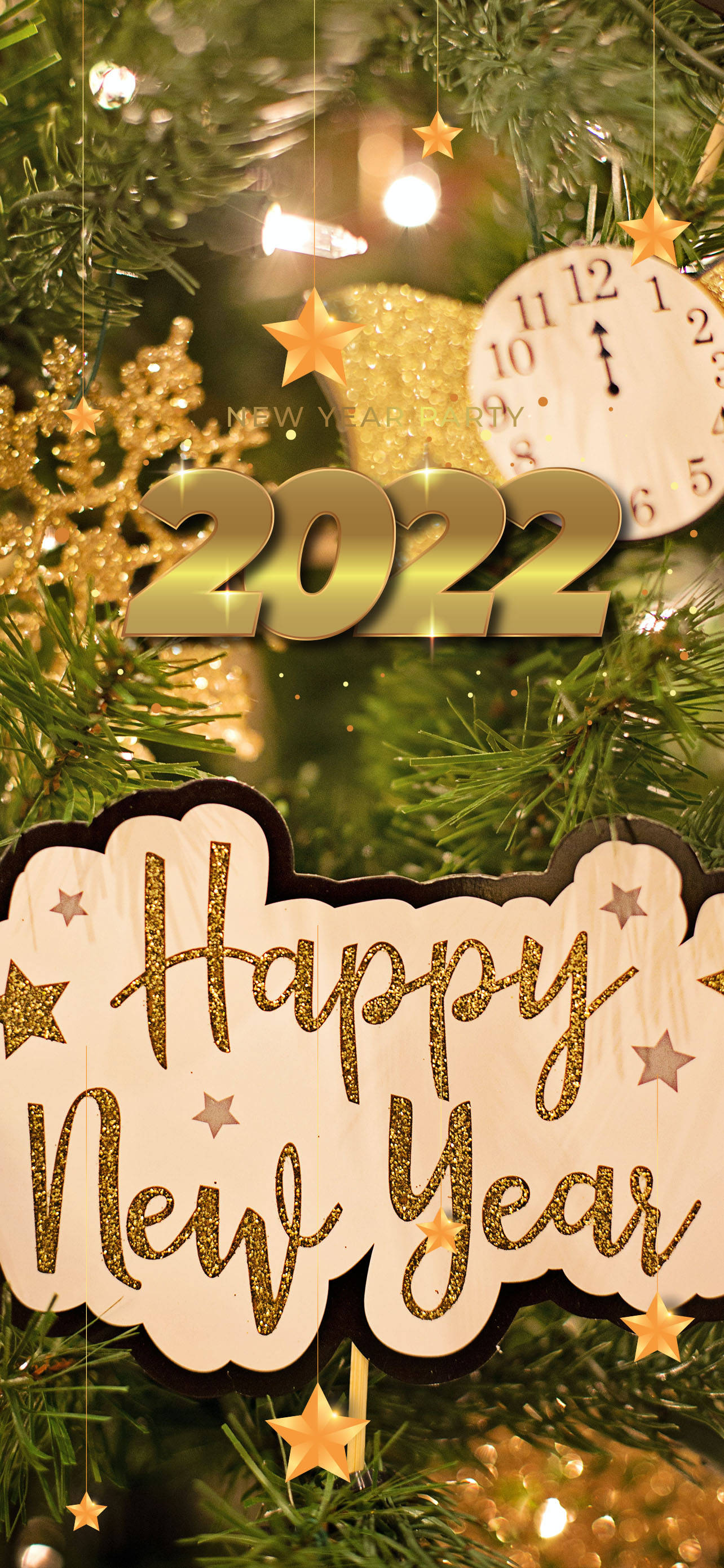 Καλωσορίζοντας το Ευτυχισμένο Νέο Έτος 2022 με θεαματικά πυροτεχνήματα Ταπετσαρία