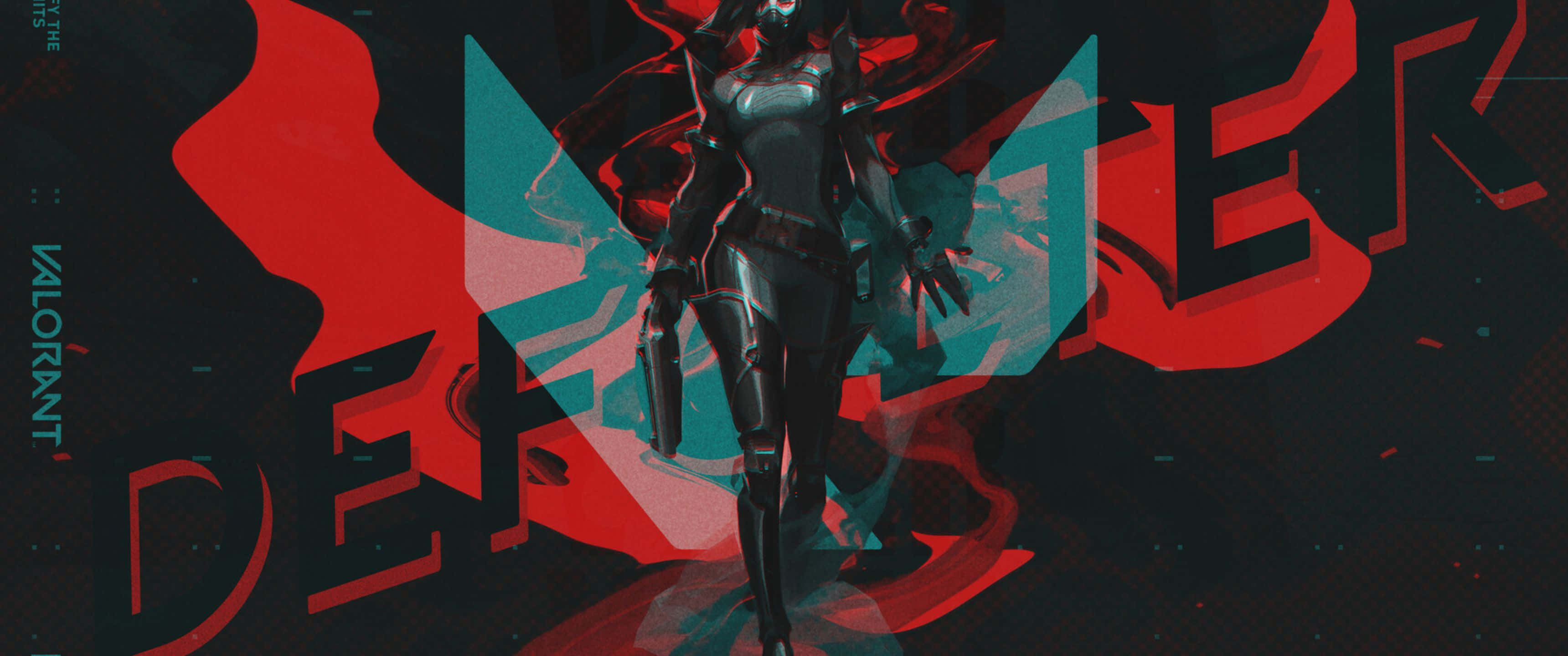 3440x1440p Valorant Viper Αφίσα Φόντο Ταπετσαρία