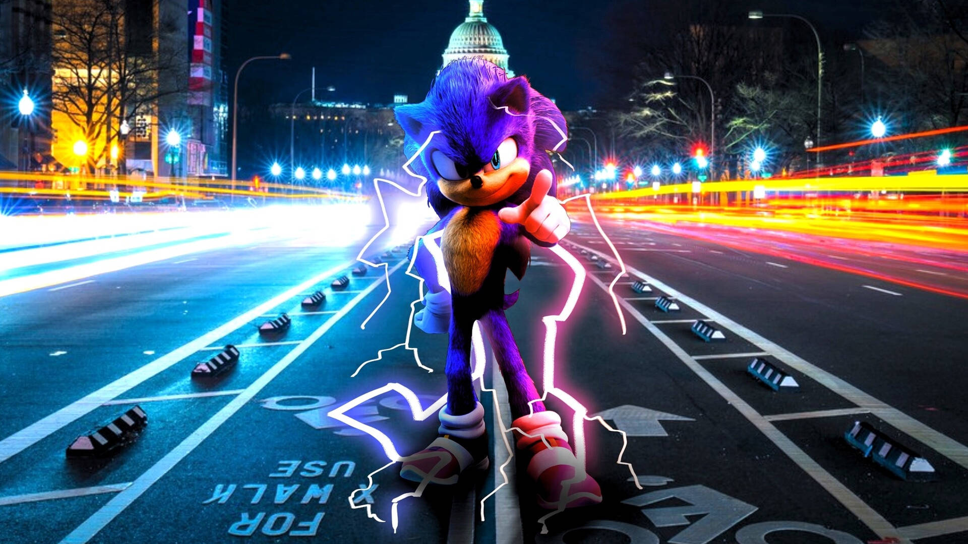 3840x2160 Sonic ο Σκαντζόχοιρος για Οθόνη — 3D Ταπετσαρία