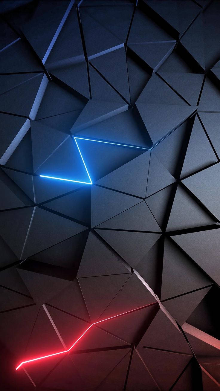 Τηλέφωνο Ανδρών 3D Τριγωνικό Μοτίβο Ταπετσαρία
