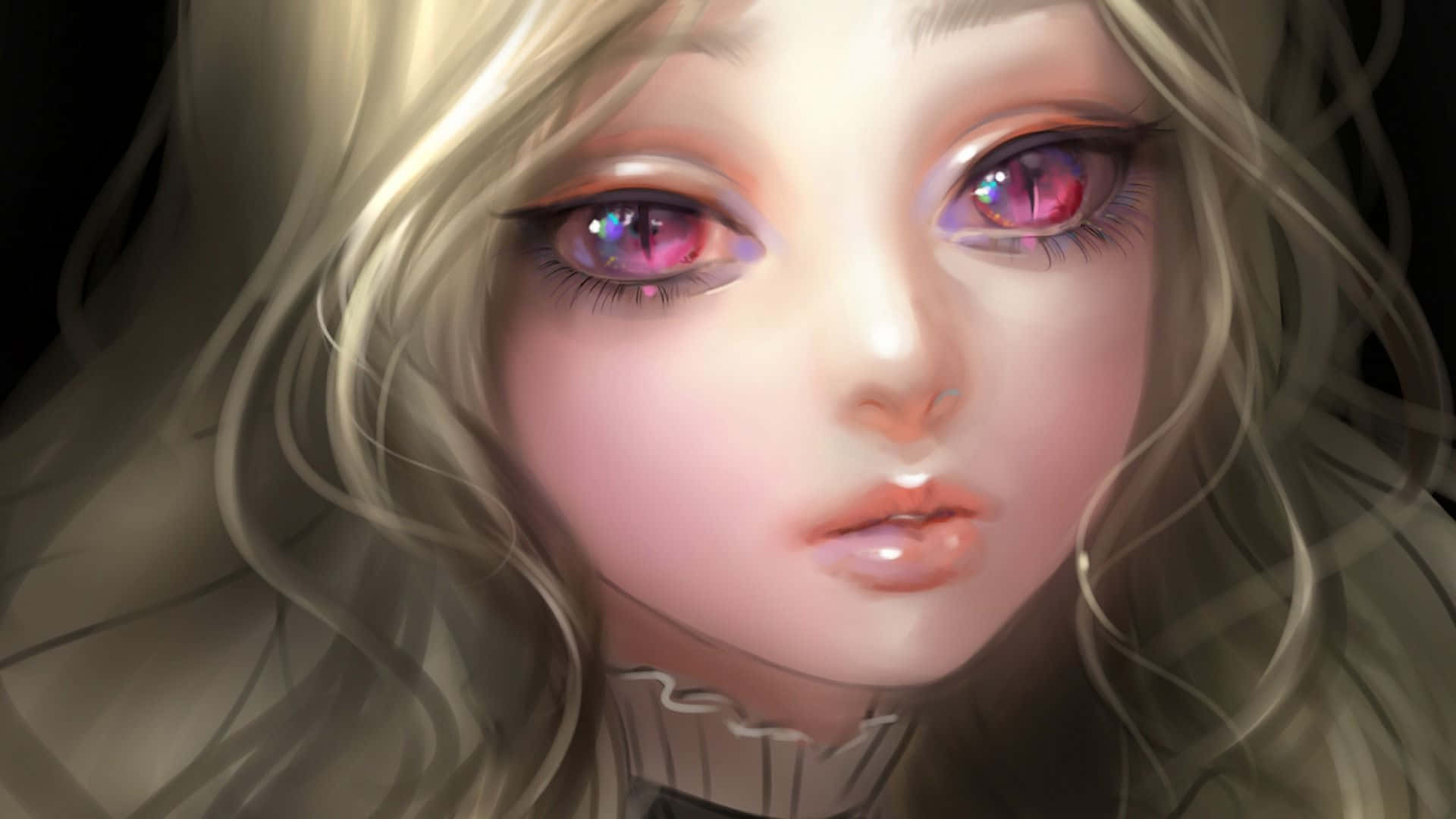 Γλυκιά 3D Anime Κοπέλα Ταπετσαρία