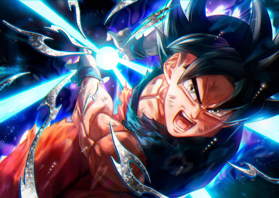 3D Anime Goku που κάνει Dragon Ball σε 8K Ταπετσαρία