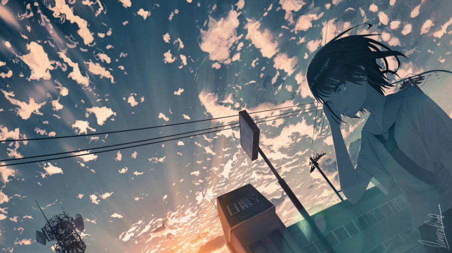 3D Anime Ένα Σιωπηλό Συμφωνία 8K Ταπετσαρία
