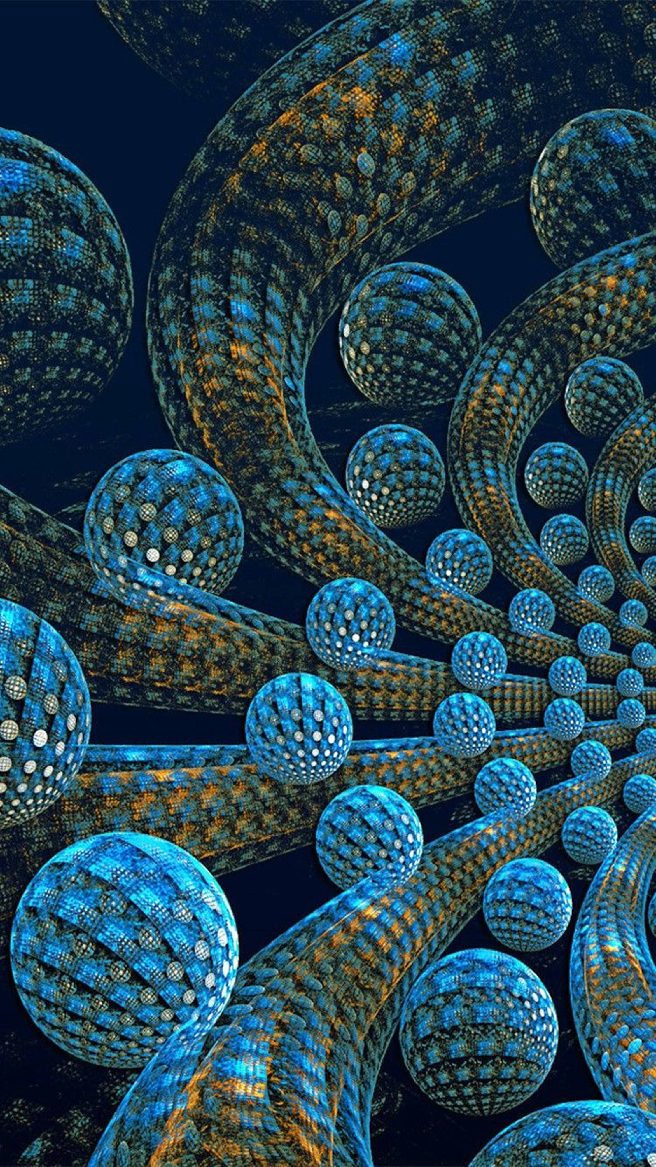3D HD Αφηρημένες Σφαίρες Ταπετσαρία