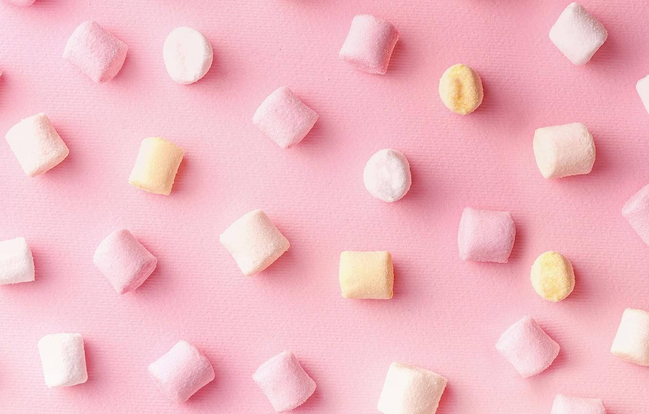 3D Φαντασία ενός Ροζ Κόσμου από Μαρshmallow Ταπετσαρία