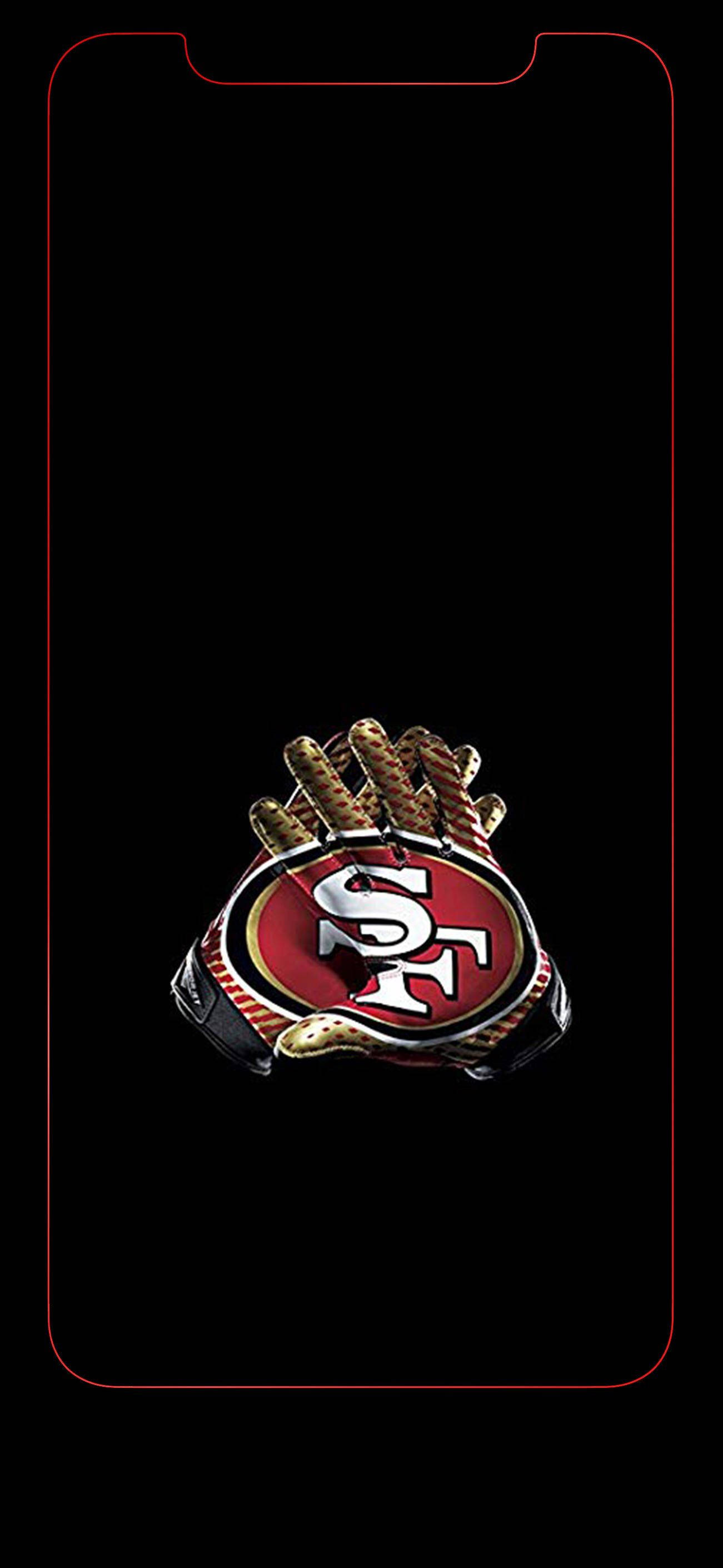 Γάντια 49ers SF Logo σε Μαύρο Ταπετσαρία