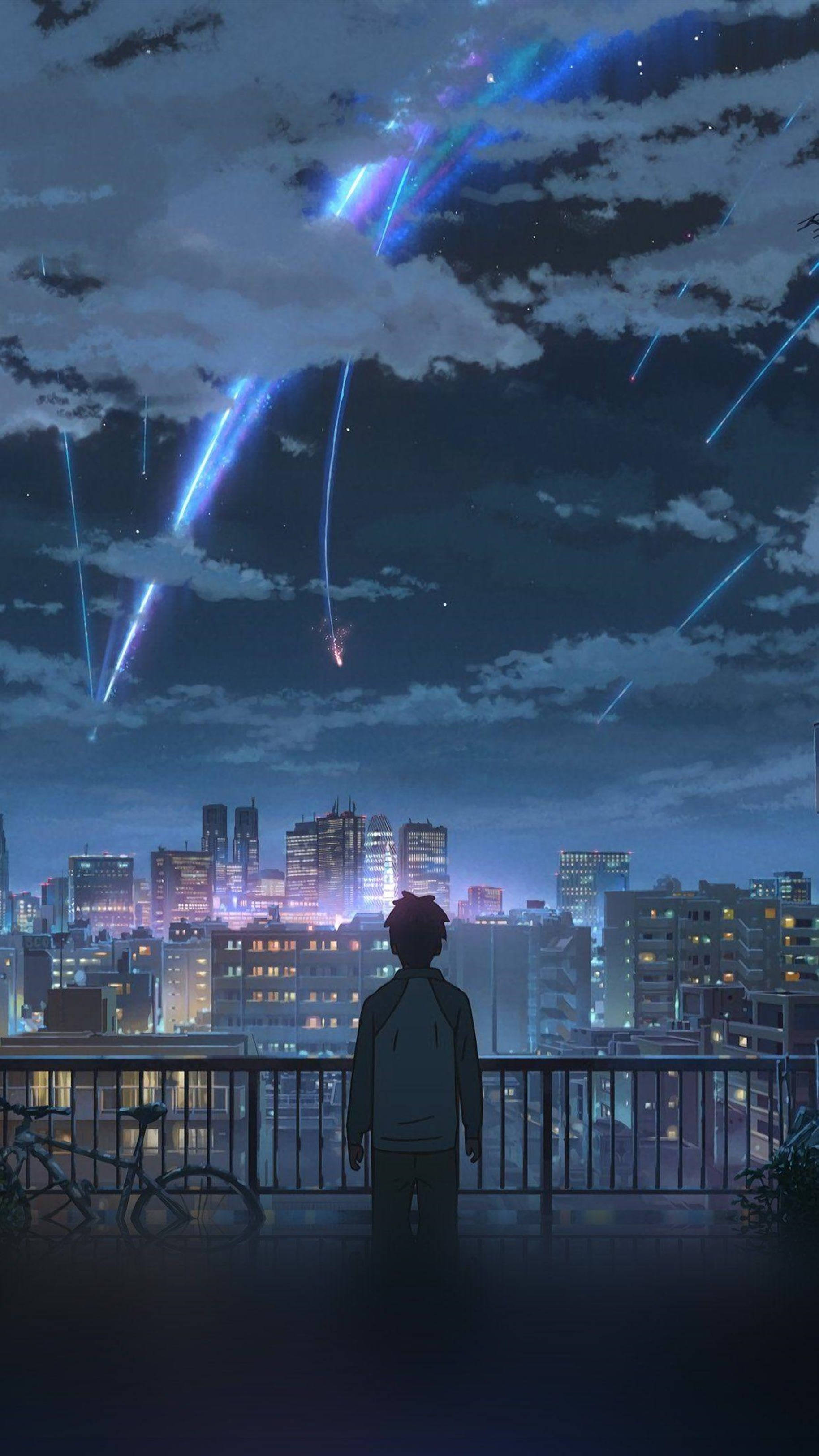 4K Anime iPhone Your Name Κομήτης Ταπετσαρία
