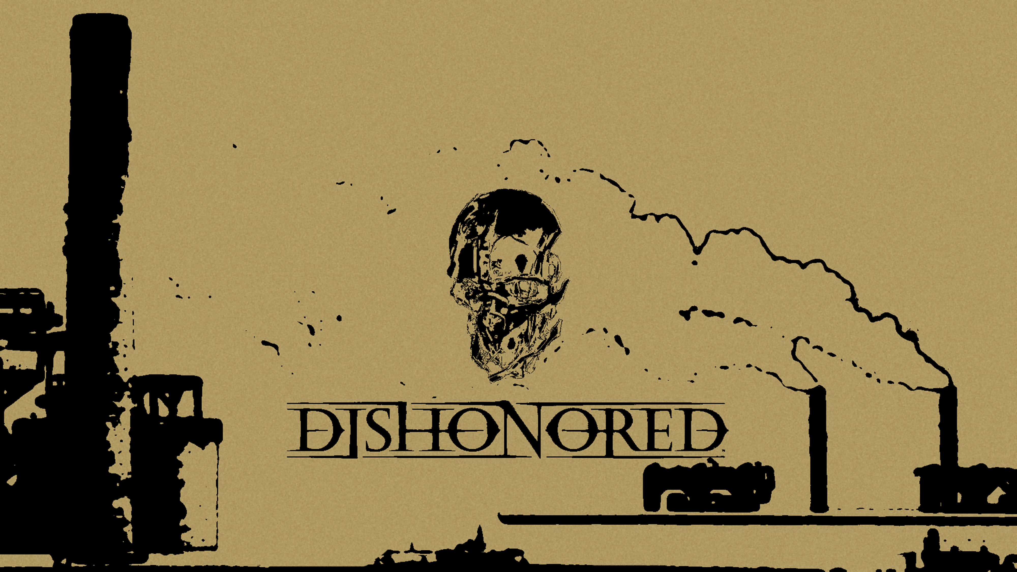 4K Dishonored Καφέ Αισθητική Ταπετσαρία