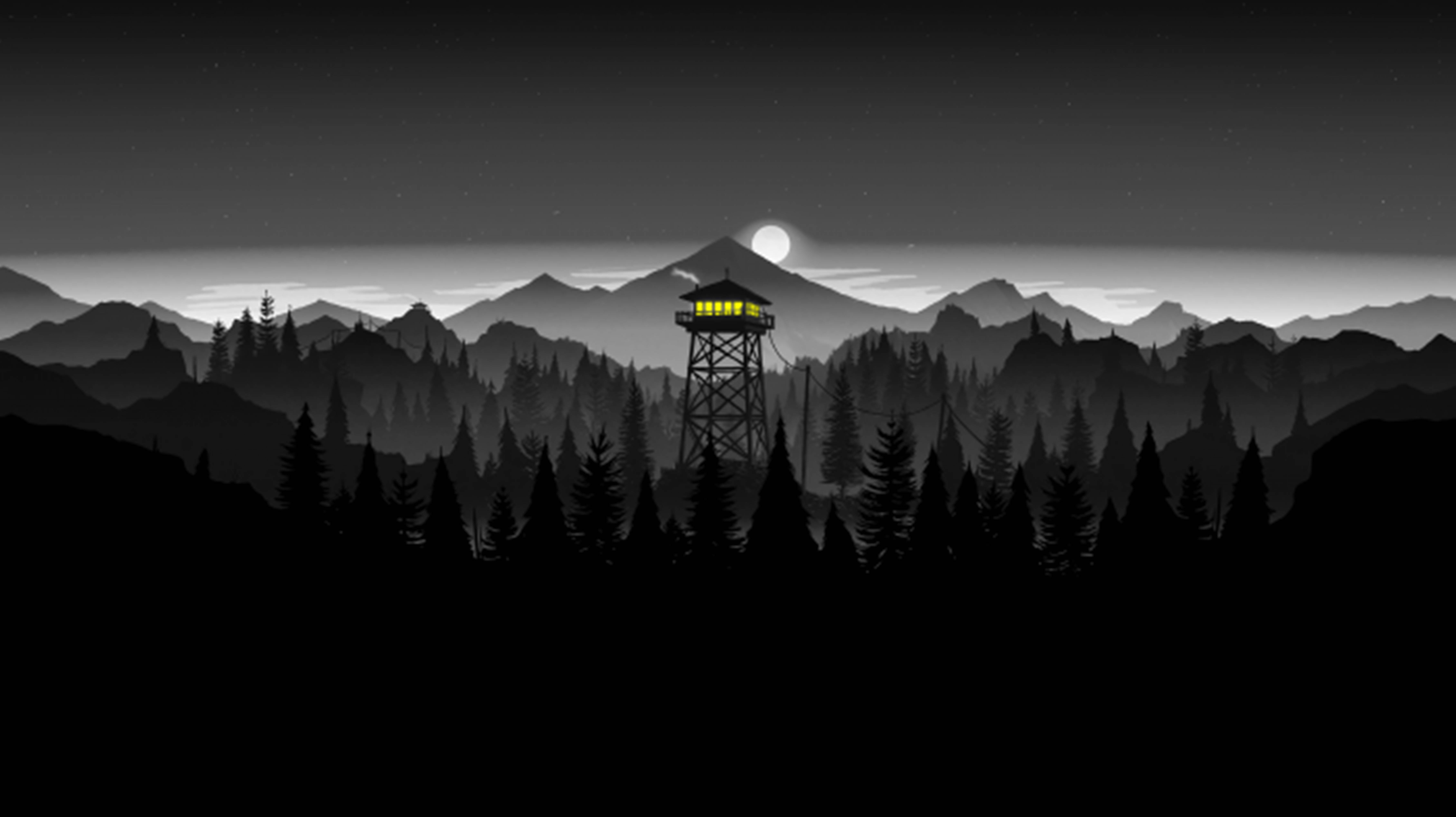 4K Firewatch Μαύρα Βουνά και Δάση Ταπετσαρία