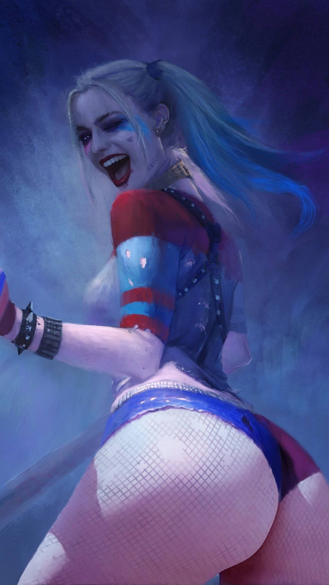 Σέξι Εικόνα 4K της Harley Quinn Ταπετσαρία