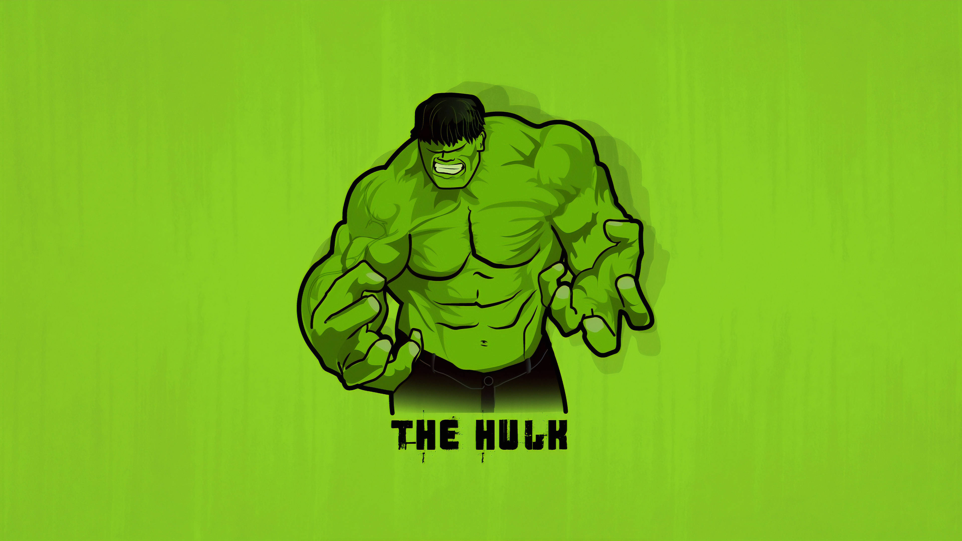4K Hulk Smash Μινιμαλιστικό Ταπετσαρία