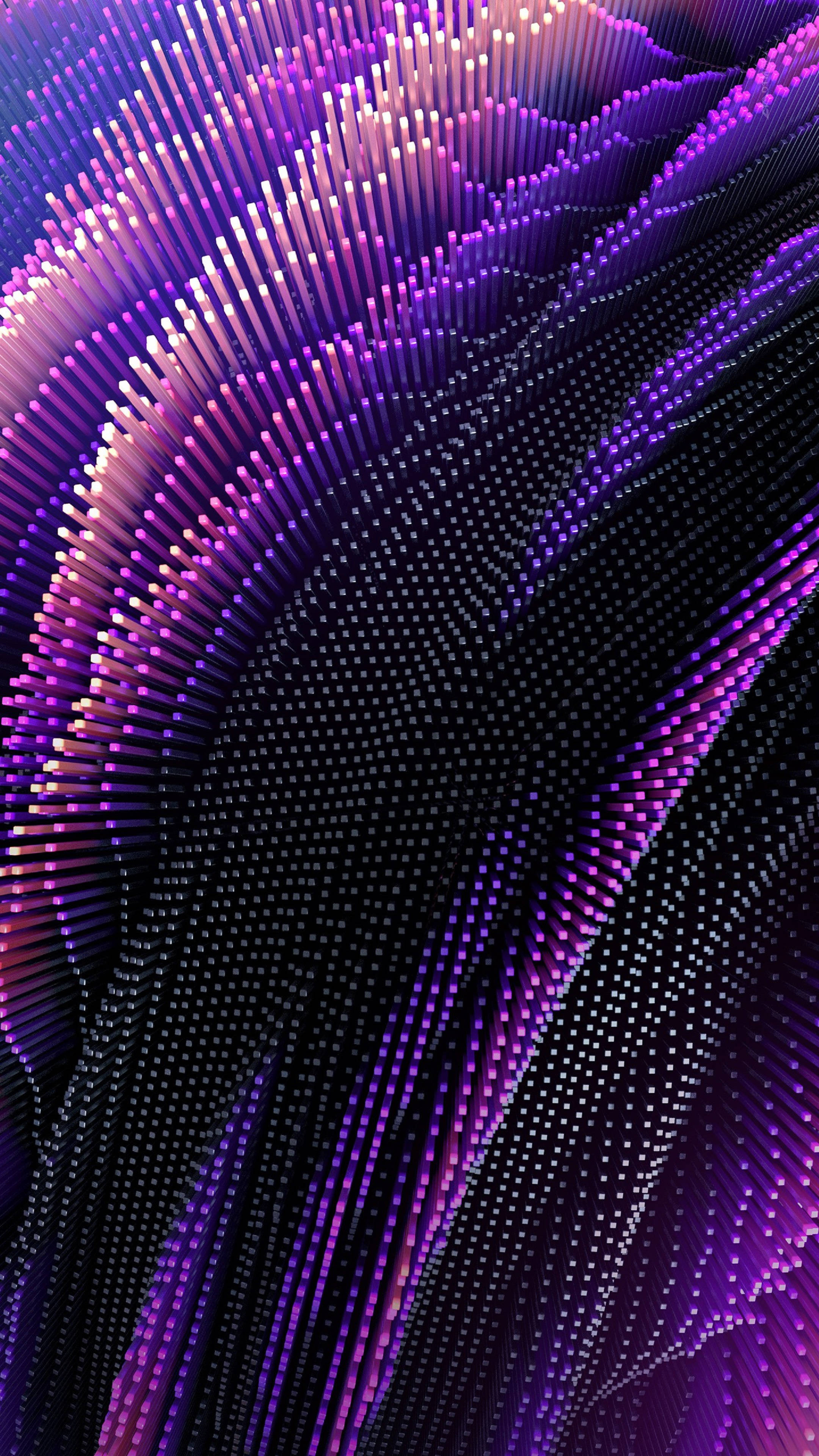 4K Neon iPhone Αφηρημένοι Στύλοι Ταπετσαρία