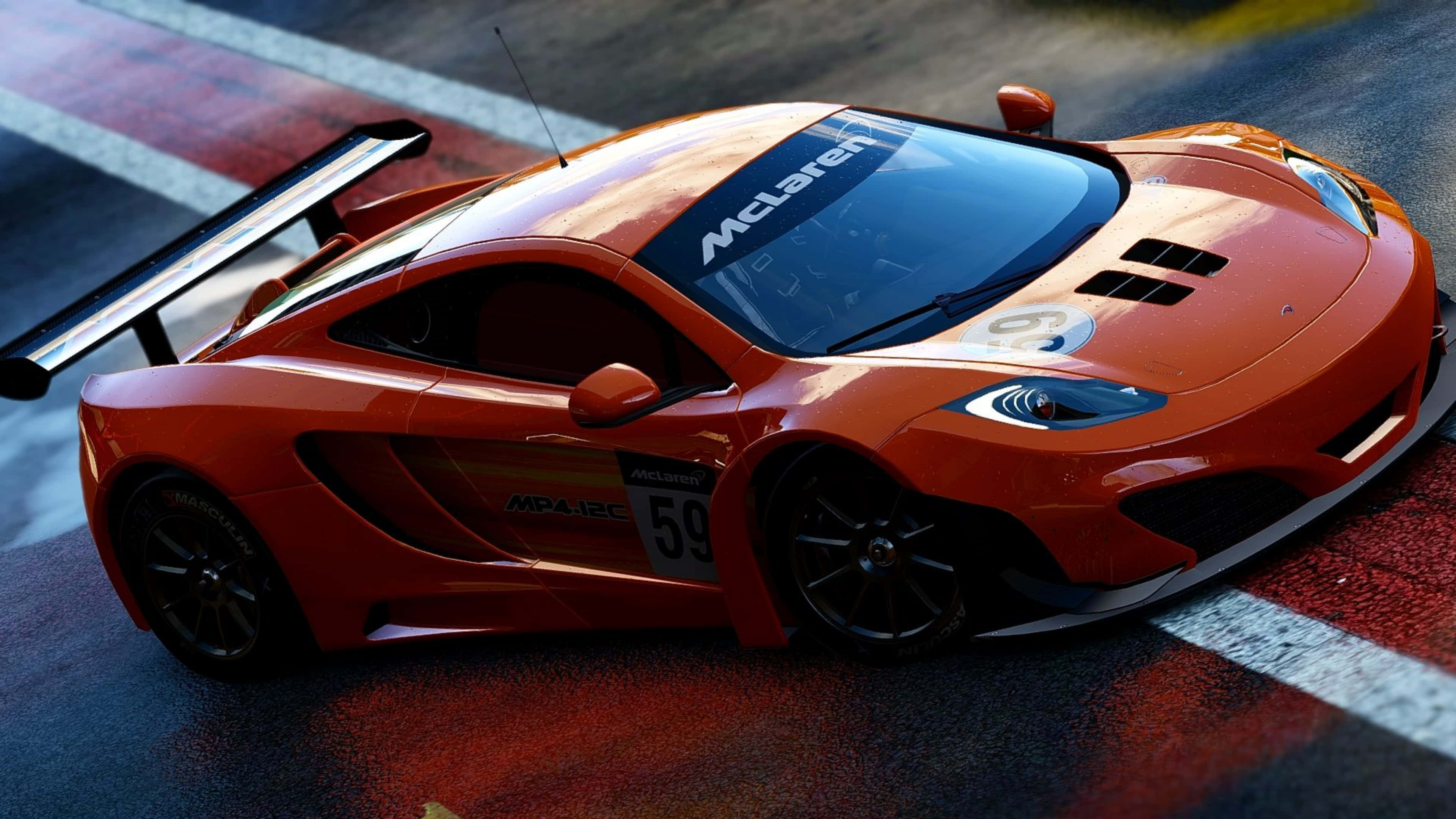 Φόντο 4K Project Cars με Χάλκινη McLaren 12C Ταπετσαρία