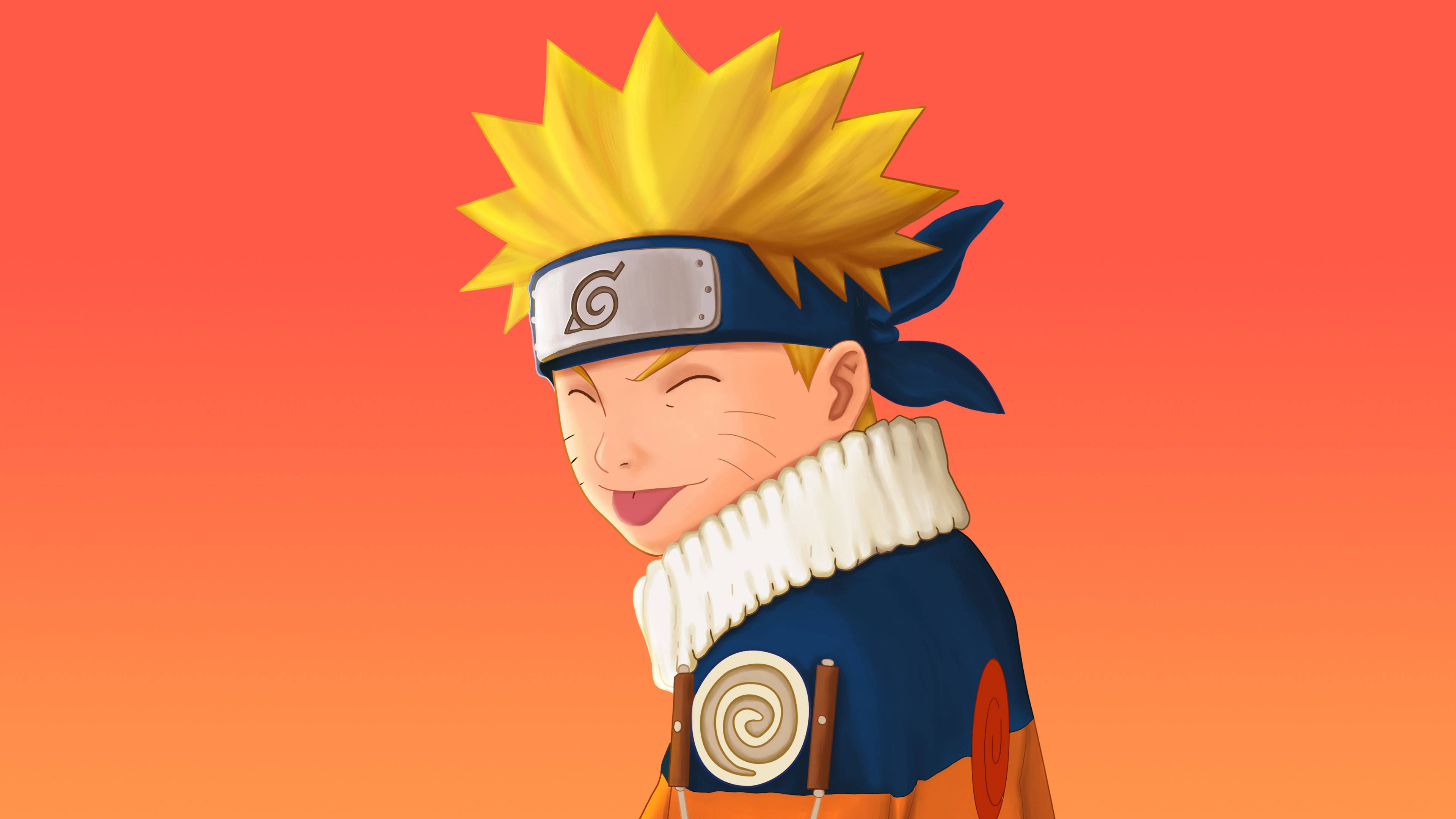 4K Ultra HD Naruto με τη Γλώσσα Έξω Ταπετσαρία