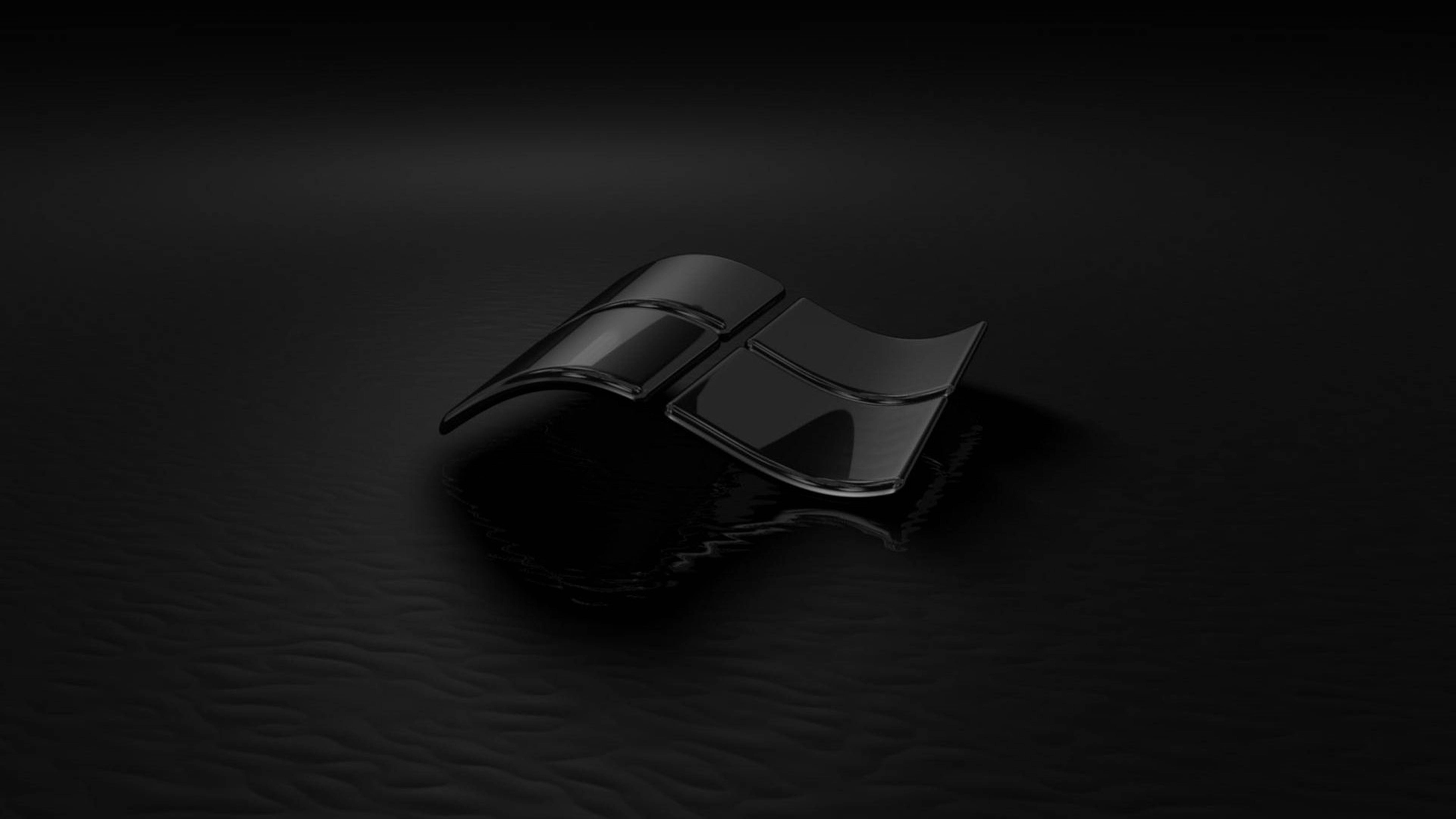 4K Ultra HD Μαύρα Παράθυρα Ταπετσαρία