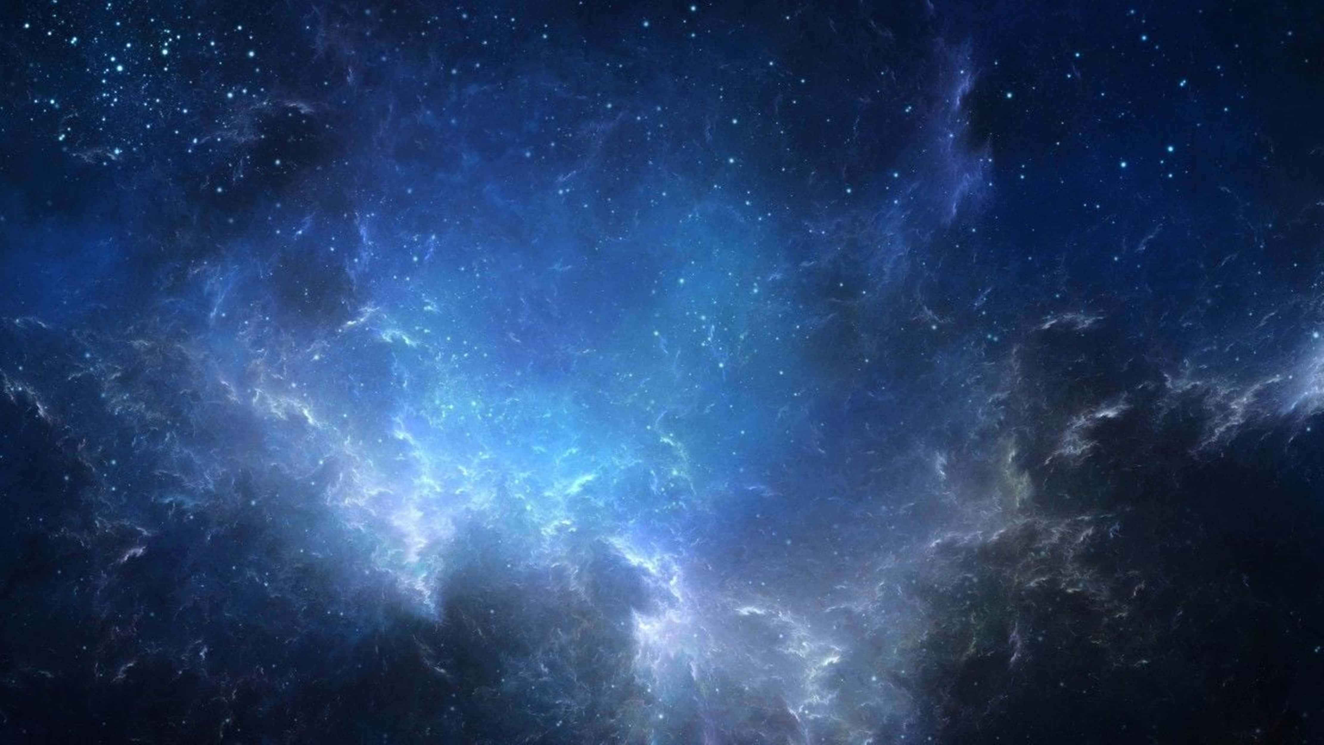 4K Μπλε Νεφέλωμα Σύμπαντος Ταπετσαρία