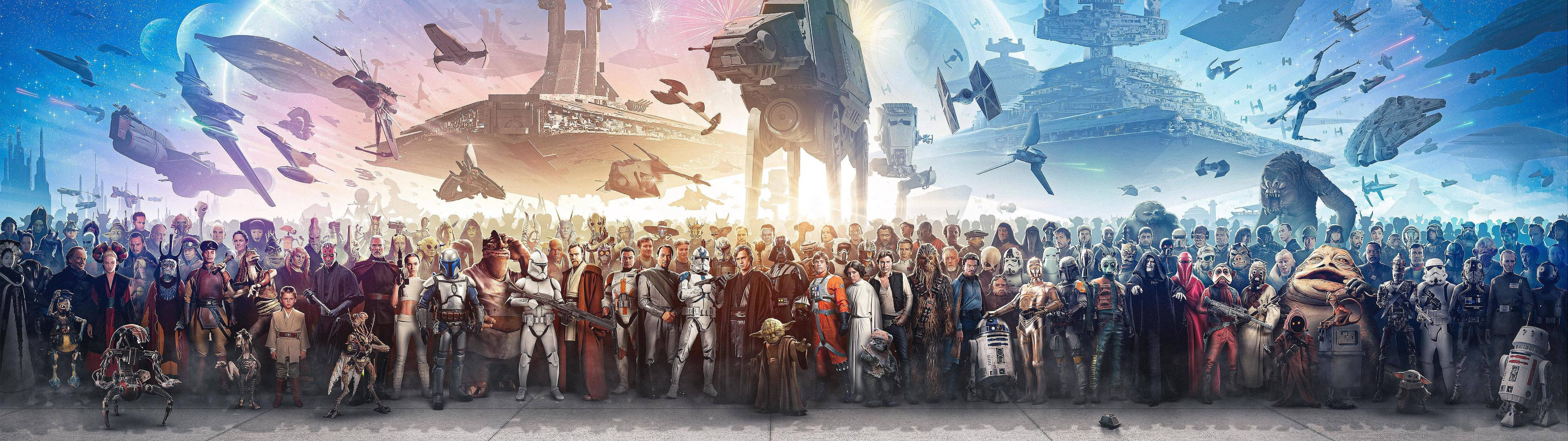 5120x1440 Game Star Wars Χαρακτήρες Ταπετσαρία