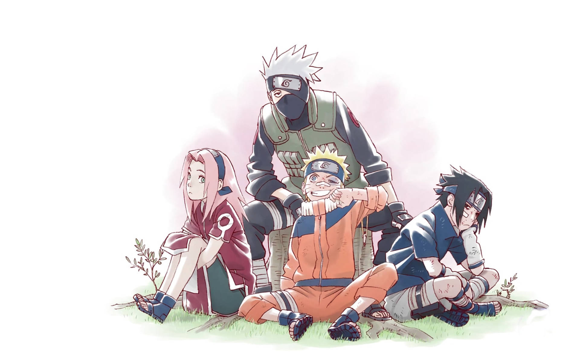 Χαρακτήρες της Ομάδας 7 από το Naruto Ταπετσαρία