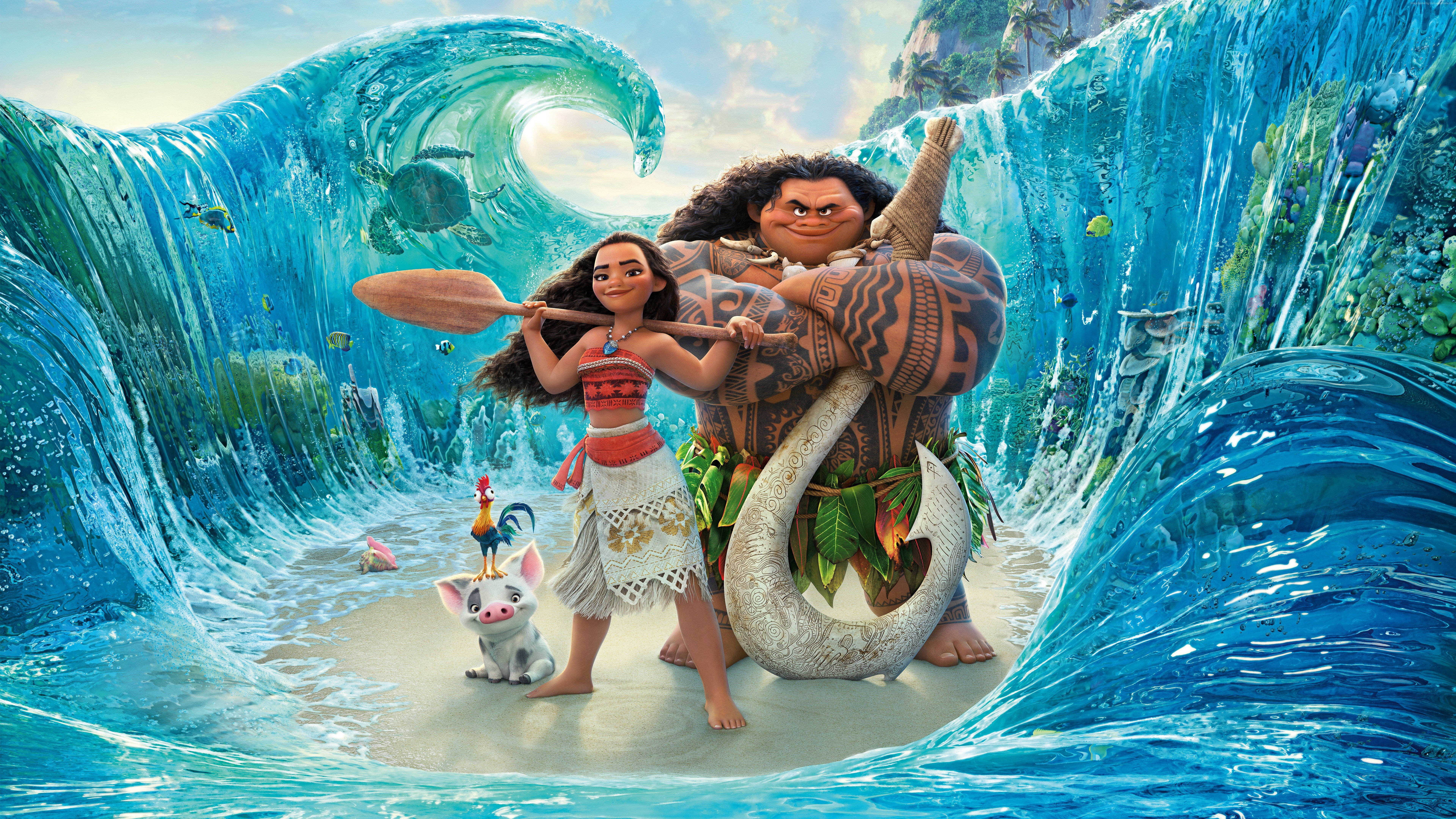 8K 7680x4320 Ultra HD Resolution Desktop Moana Ταπετσαρία