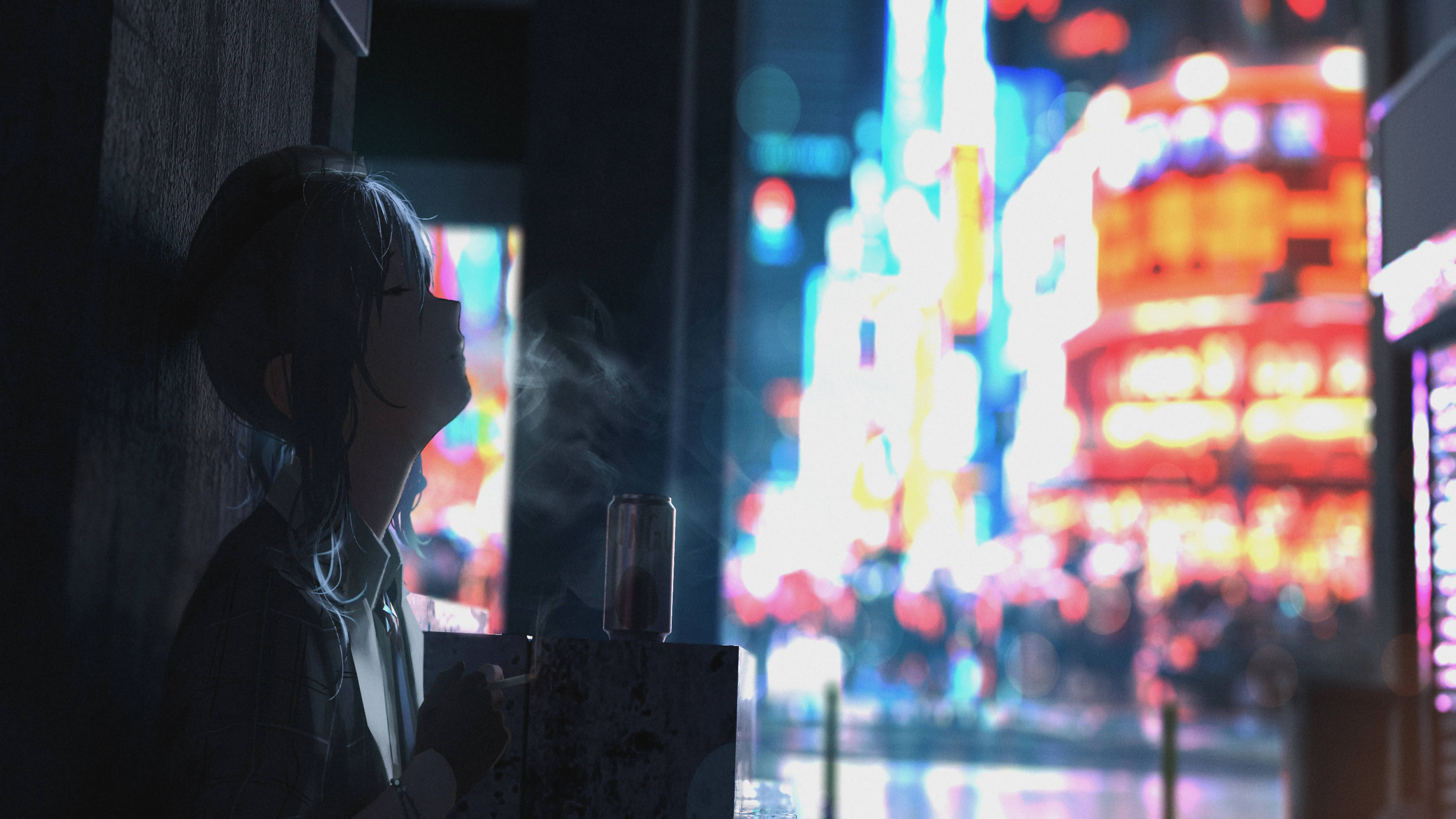 8K Anime Suisei Κάπνισμα Ταπετσαρία