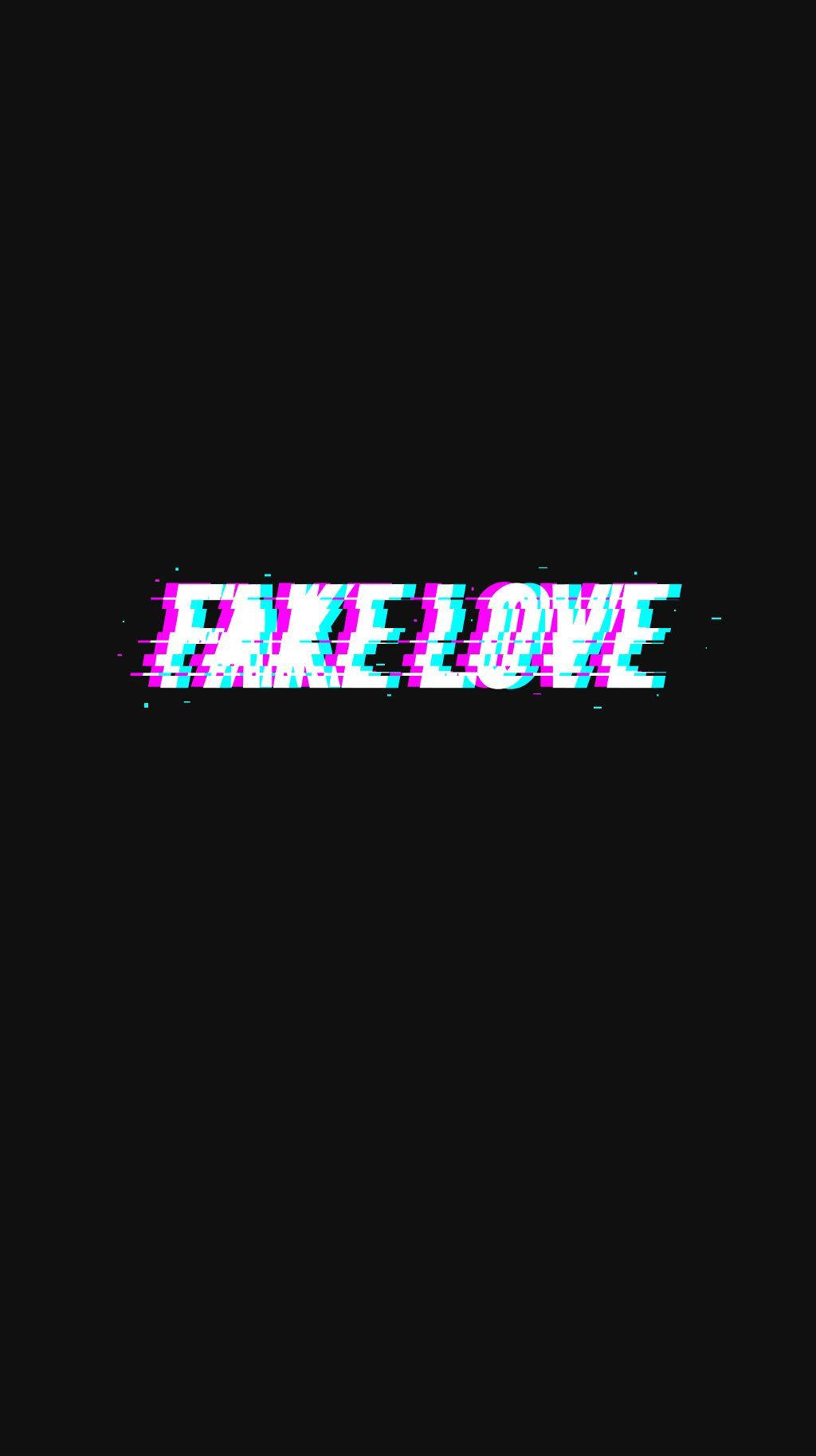 Aισθητικό Bts Fake Love Glitching Ταπετσαρία