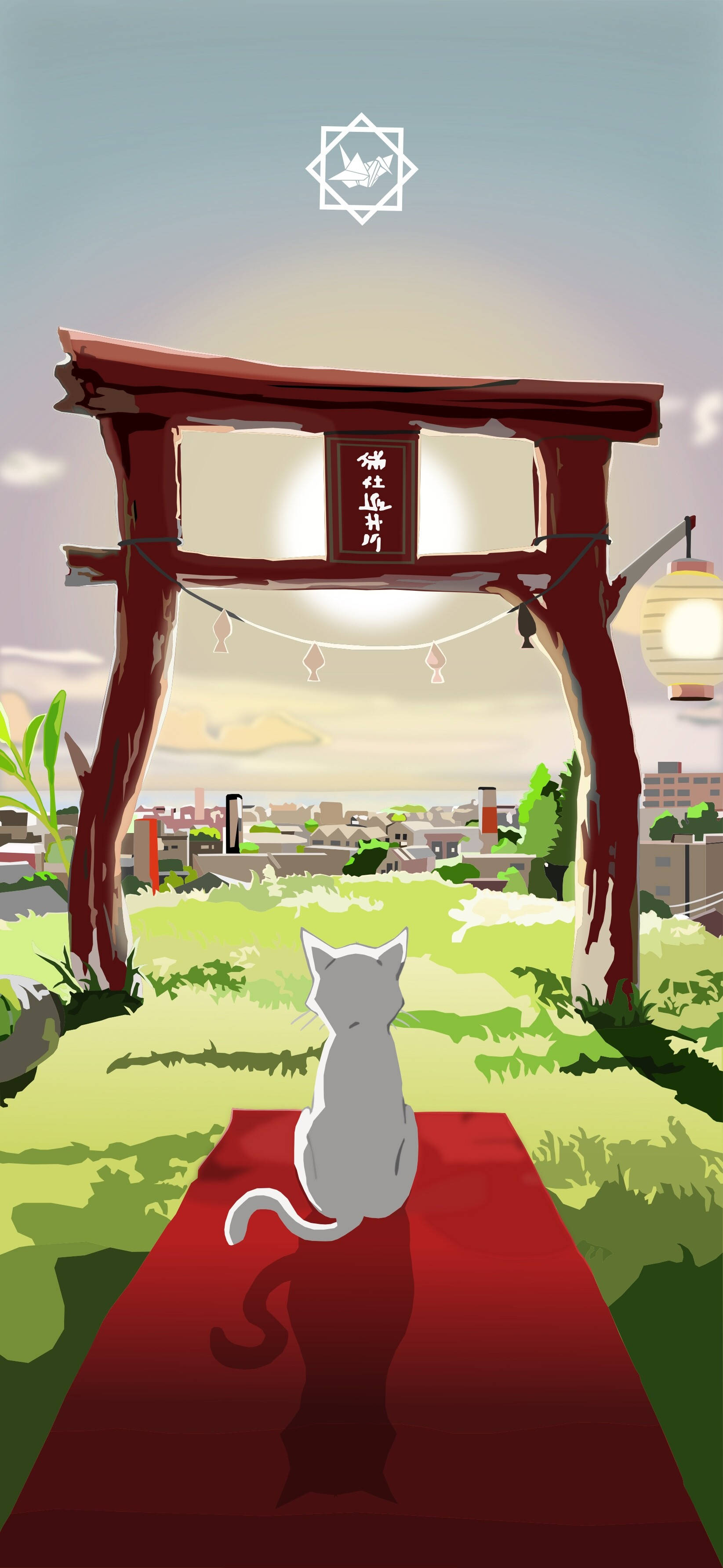 A Whisker Away Torii Πύλη Ταπετσαρία