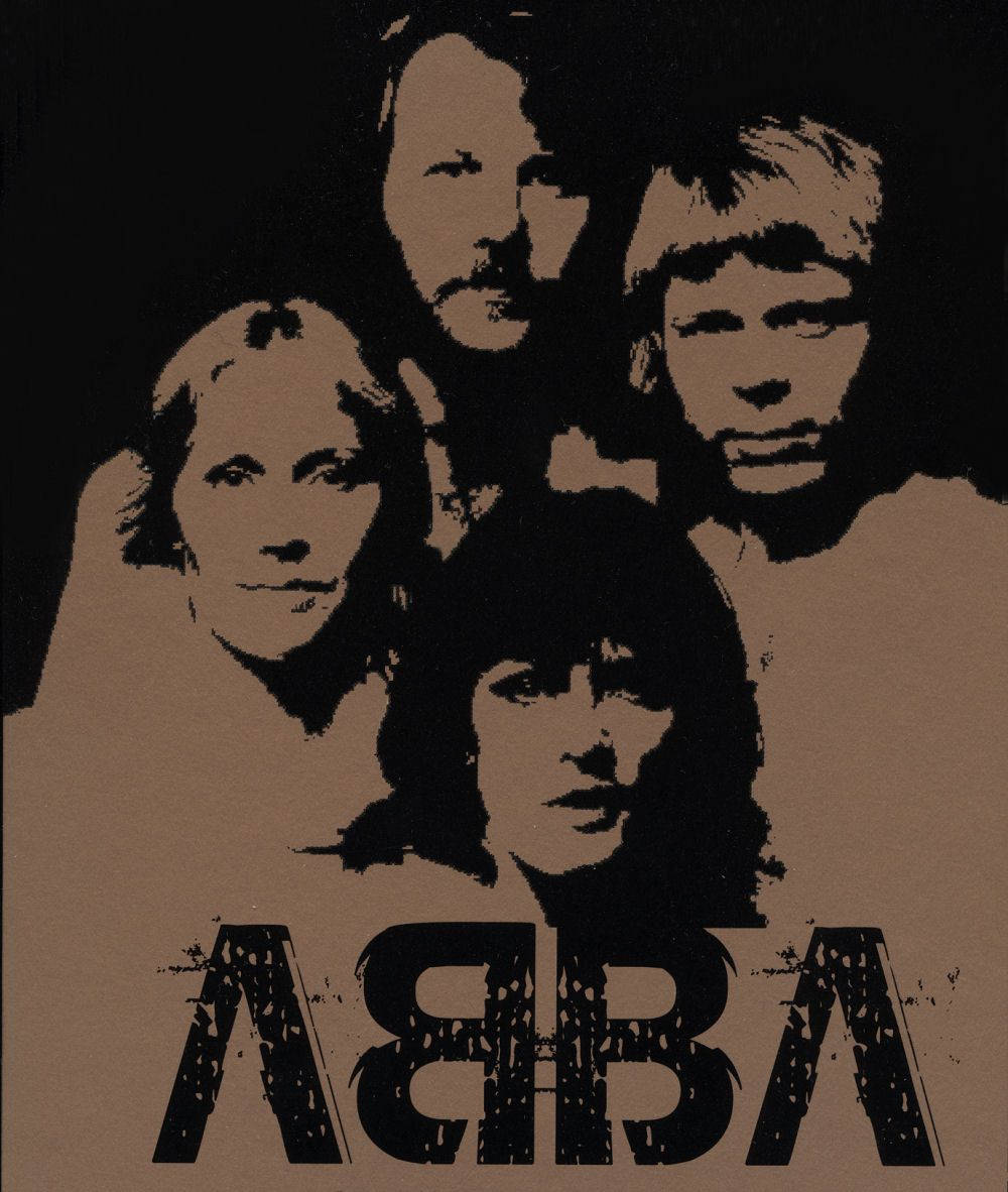 ABBA Υψηλής Αντίθεσης Τέχνη Ταπετσαρία