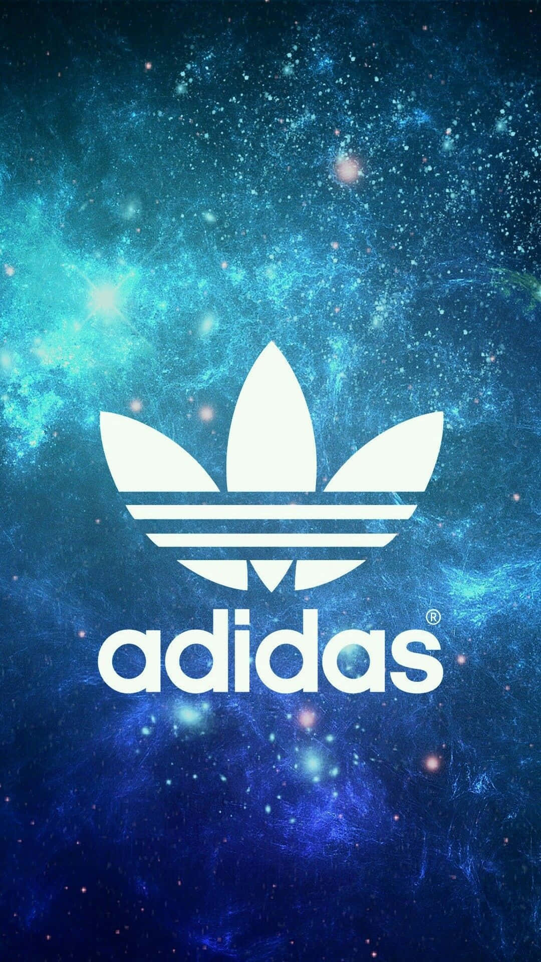 Λογότυπο Adidas σε Γαλαξία Ταπετσαρία