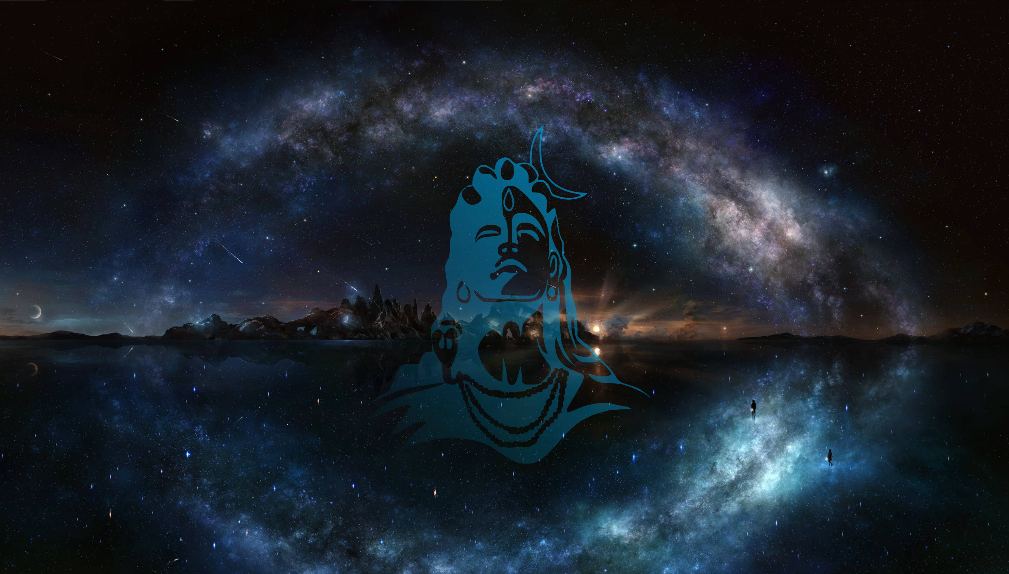 Adiyogi 4K Γαλαξιακή Τέχνη Ταπετσαρία