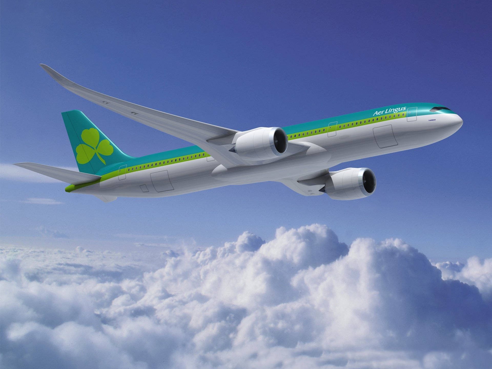 Πτήση Aer Lingus Αεροπλάνο Ταπετσαρία