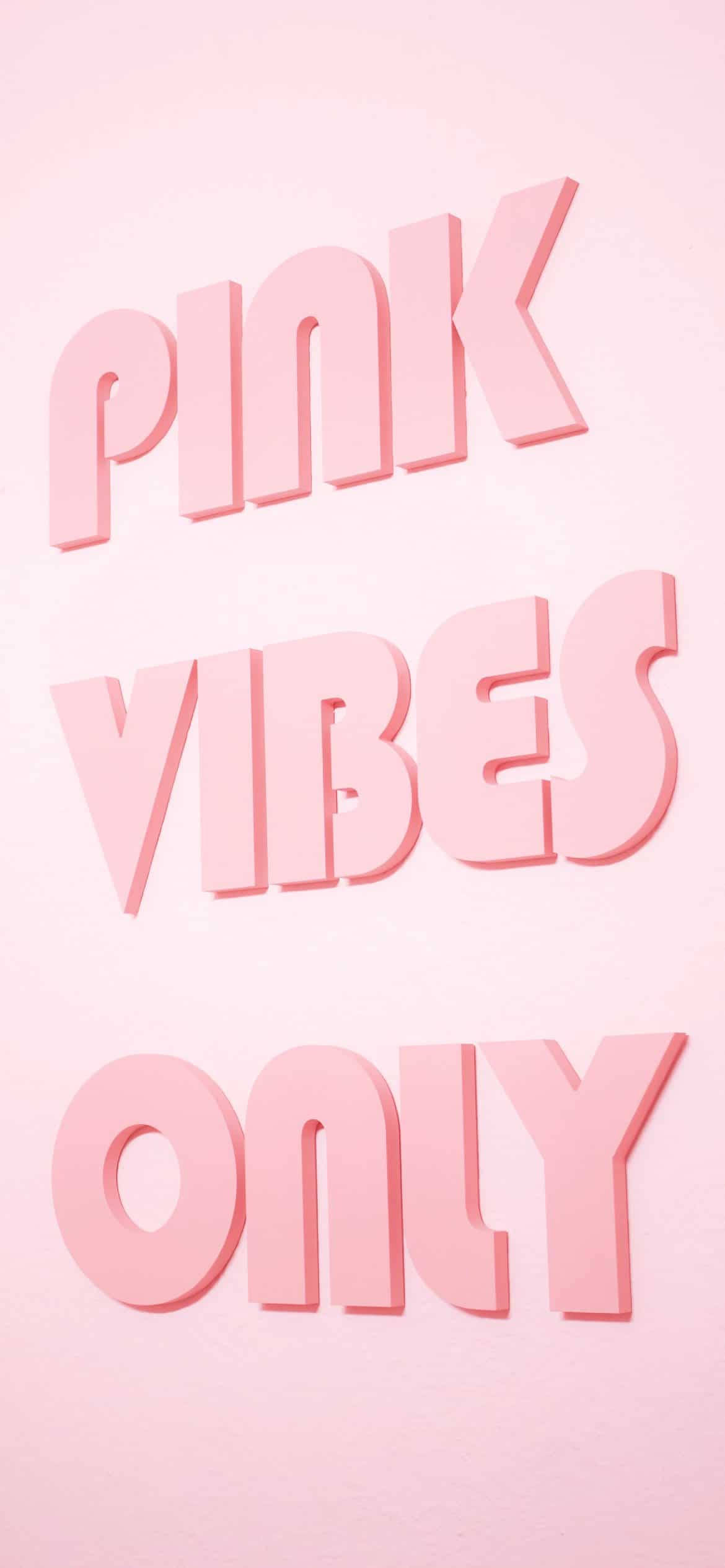 Aesthetic Girly Pink Vibes Only Ταπετσαρία
