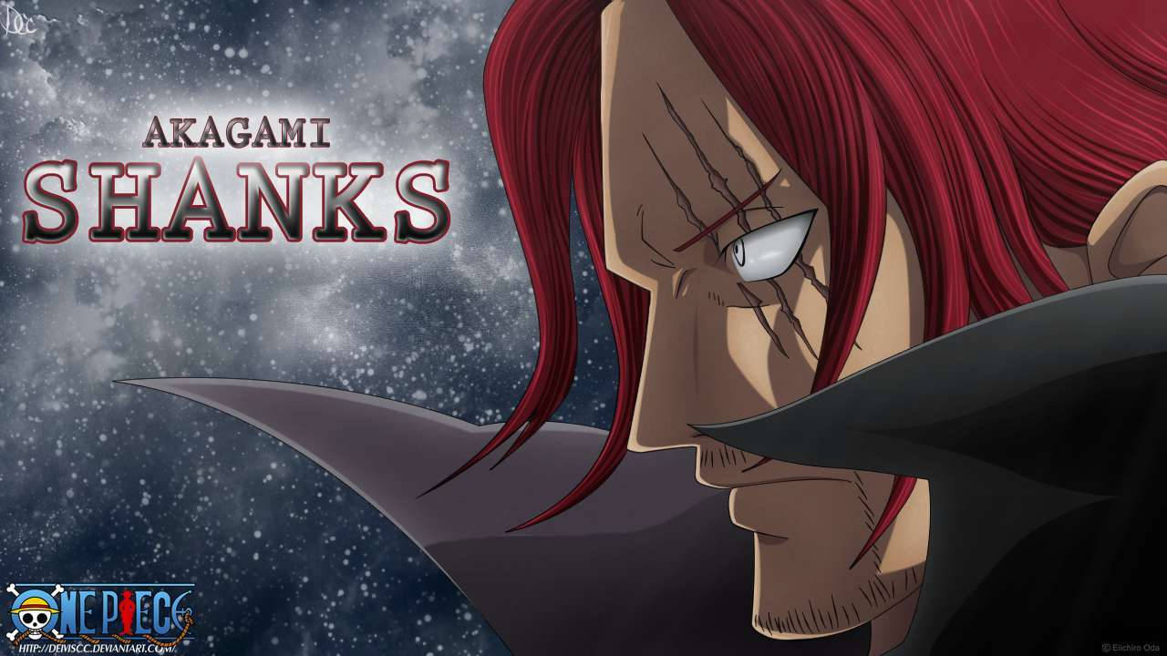 Καυτός Akagami Shanks One Piece Ταπετσαρία