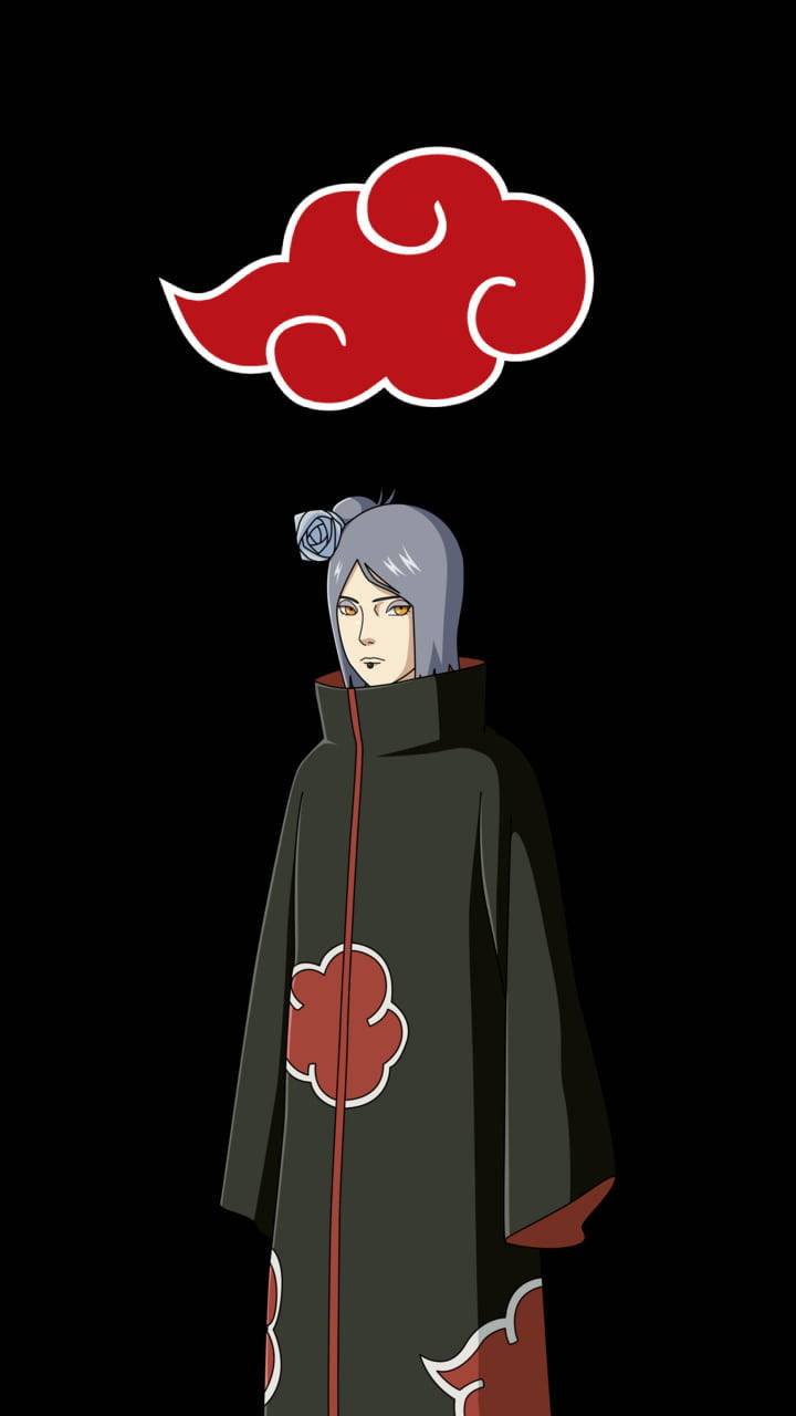 Λογότυπο Akatsuki Konan του Αμεγκακούρε Ταπετσαρία