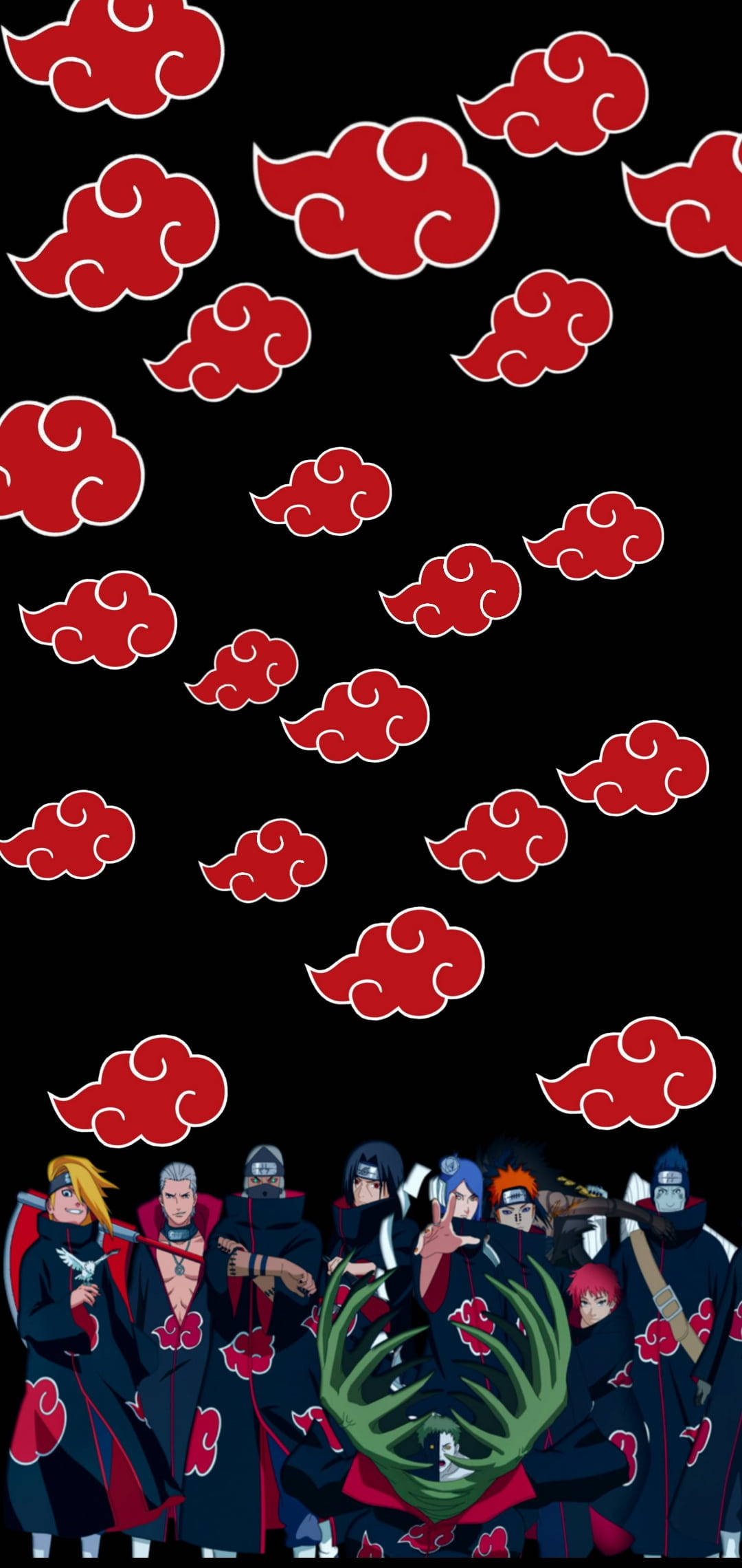 Λογότυπο Akatsuki της Φυλής των Shinobi Ταπετσαρία
