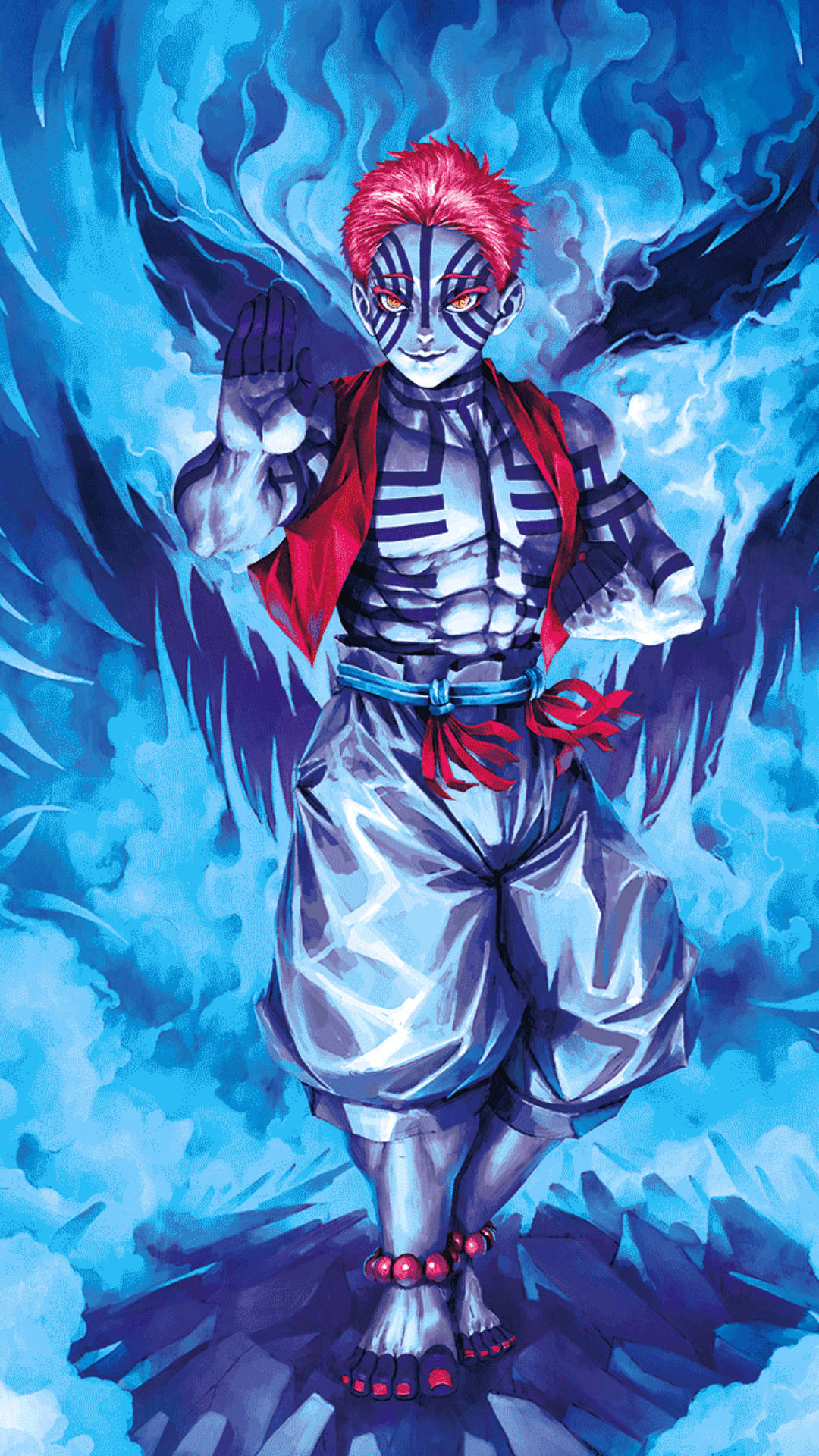 Akaza Muzan Δαίμονας Βασιλιάς από το Demon Slayer Ταπετσαρία