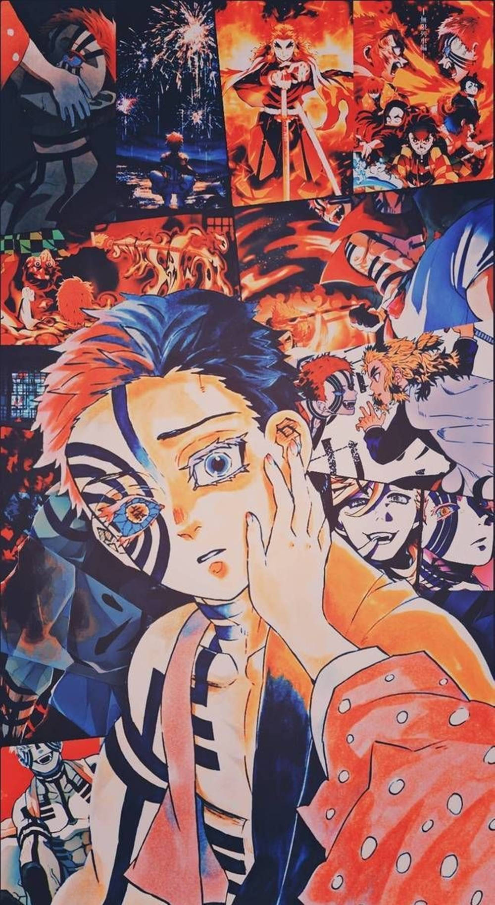 Akaza και Hakuji Soyama του Demon Slayer Ταπετσαρία