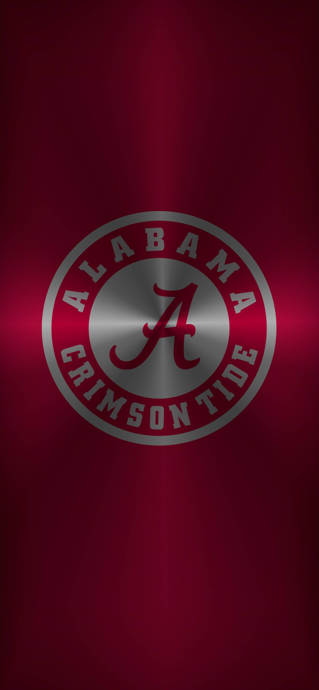 Μεταλλικό Λογότυπο Alabama Crimson Tide Ταπετσαρία