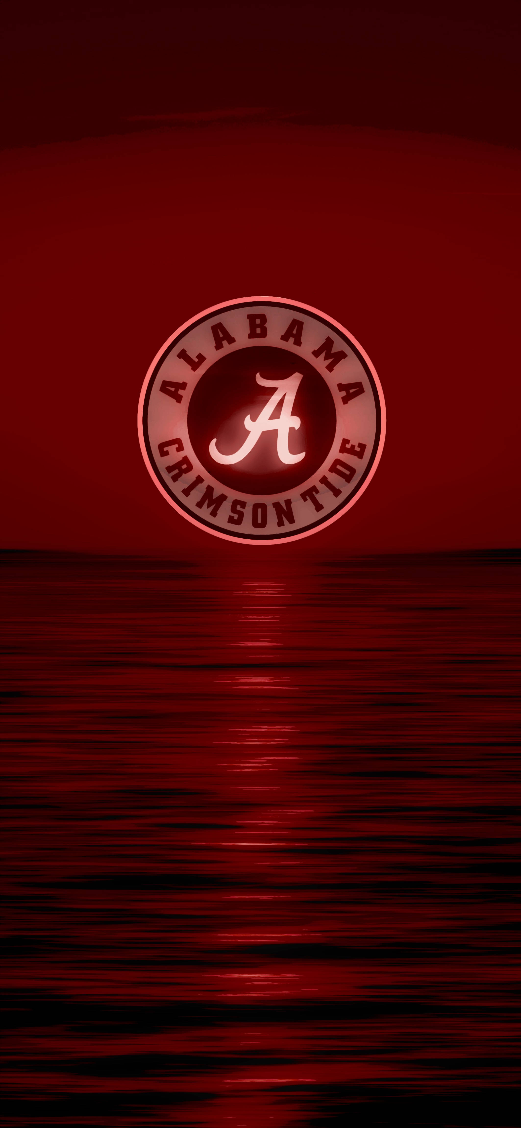 Alabama Crimson Tide Σκοτεινό Ηλιοβασίλεμα Ταπετσαρία
