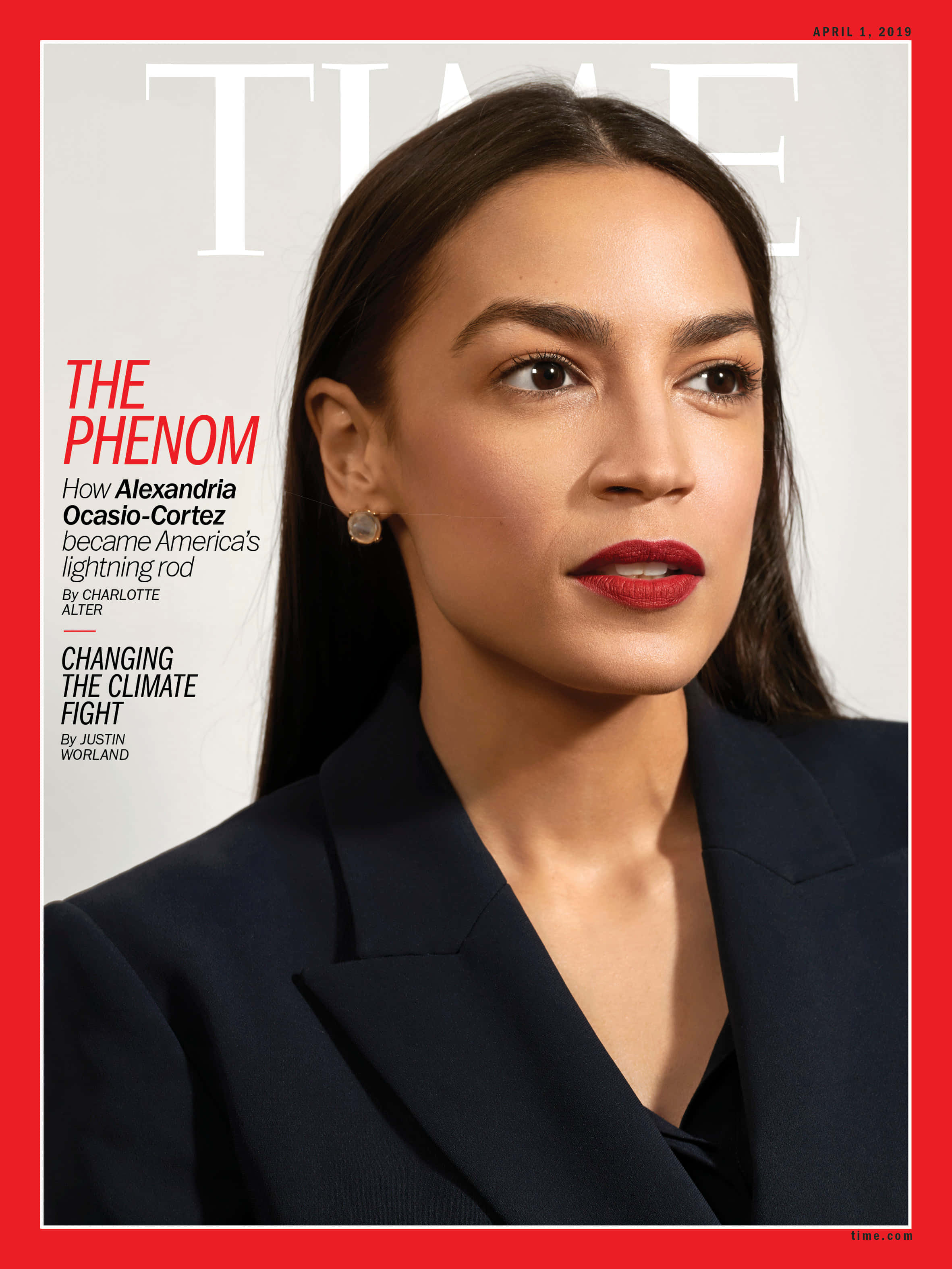 Alexandria Ocasio-Cortez στο εξώφυλλο του Time Ταπετσαρία