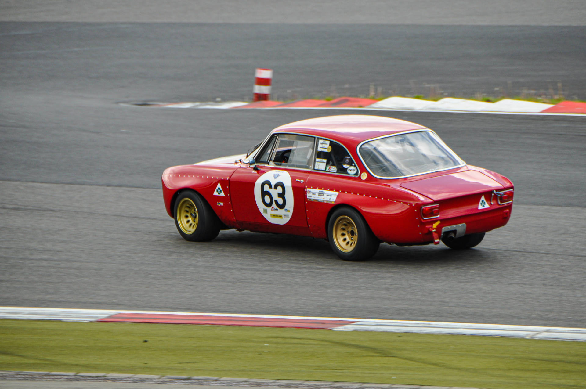 Ταπετσαρία αυτοκινήτου Alfa Romeo Giulia GTA Corsa κουπέ. — Gta Ταπετσαρία