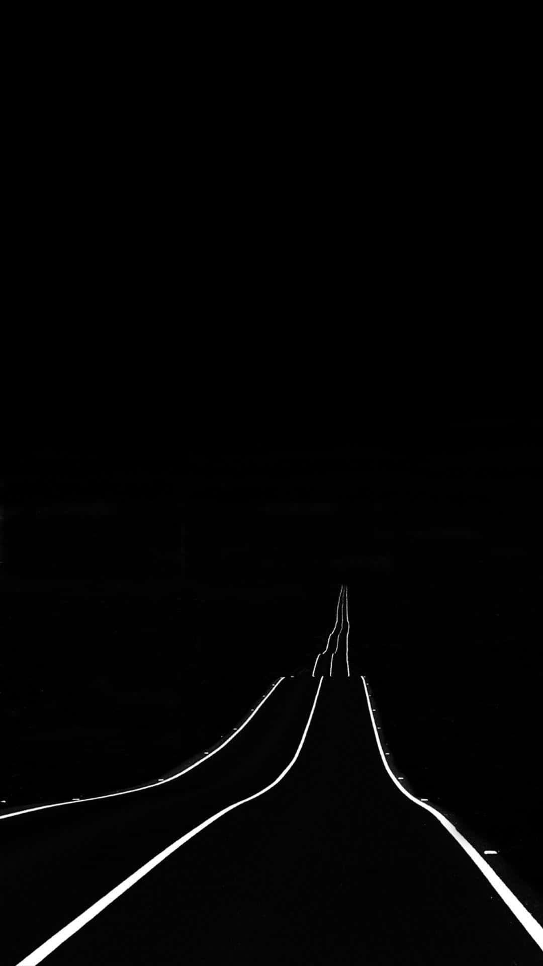 AMOLED Φόντο Μακρύς Δρόμος Με Καμπύλες Ταπετσαρία