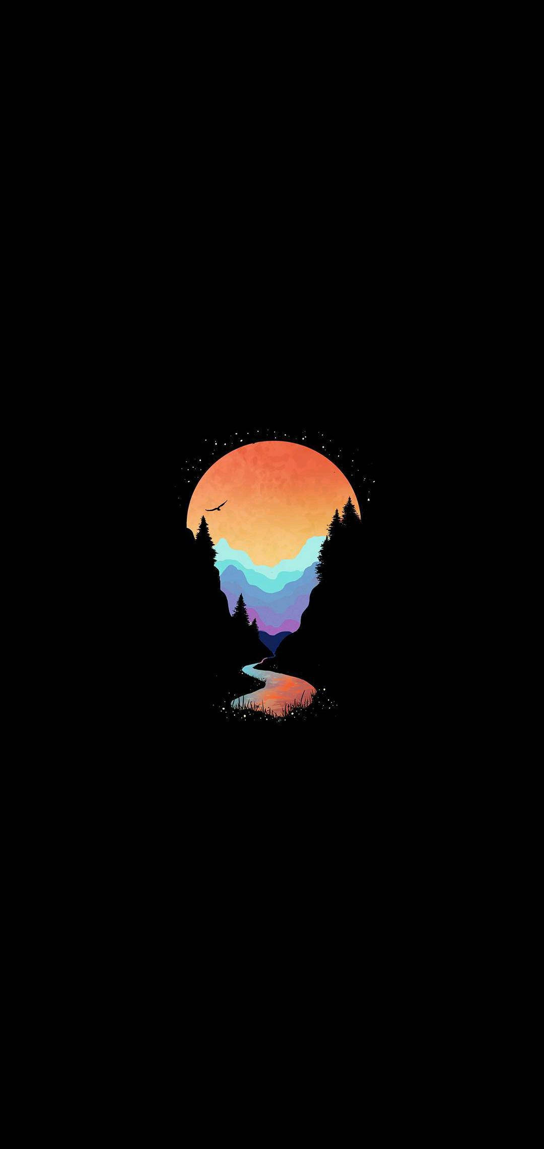 AMOLED Ορεινά Ρυάκια Ταπετσαρία